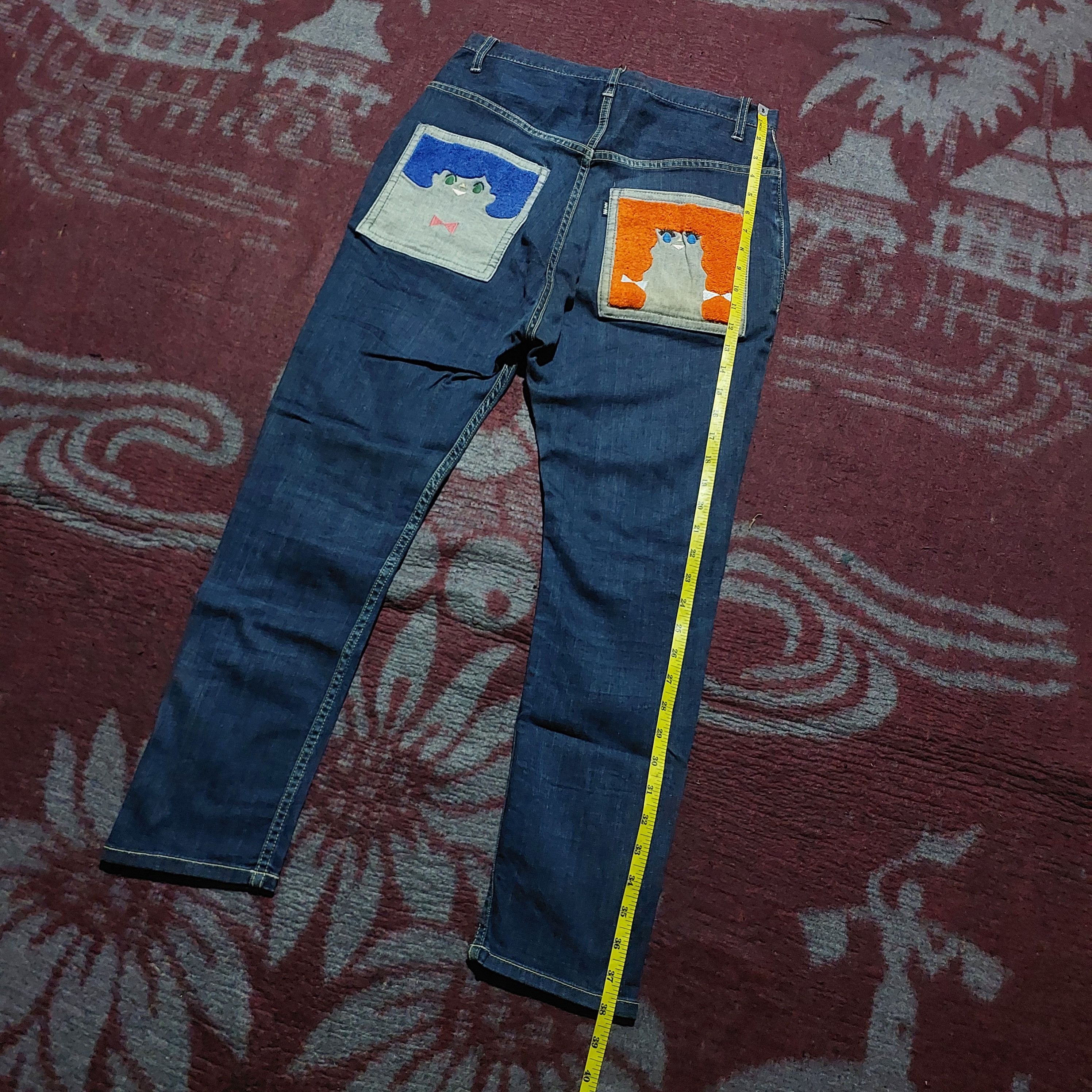 Issey Miyake Ne-Net issey miyake drop crotch pocket skinny denim pants Size US 29 - 16 Thumbnail