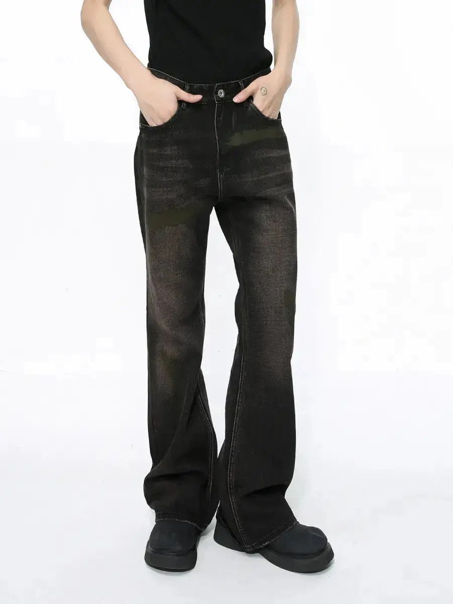 Japanese Brand Retro loose micro flared jeans Size US 32 / EU 48 - 1 Thumbnail