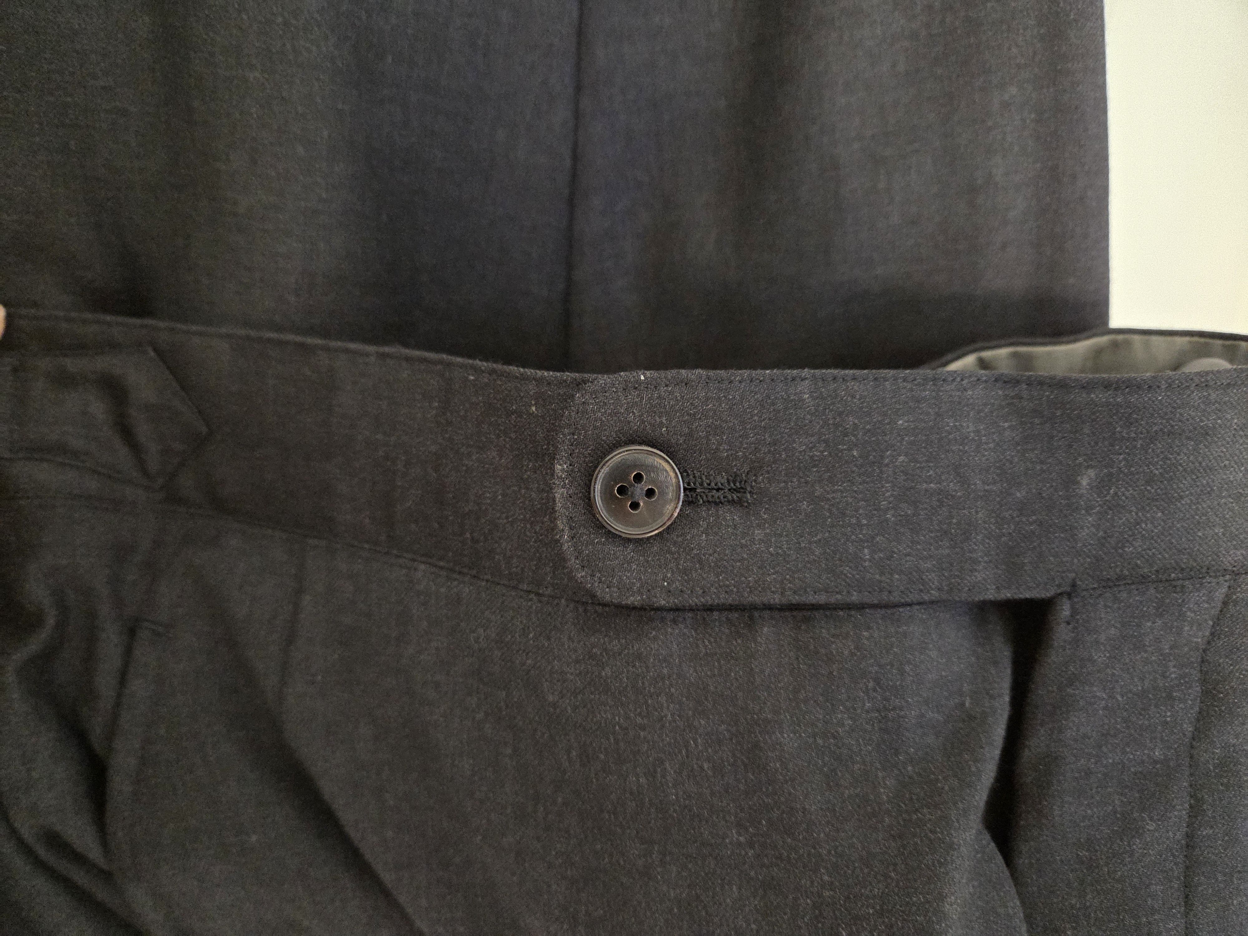 Other W. W. Chan charcoal wool twill dress pants Size 36R - 4 Thumbnail