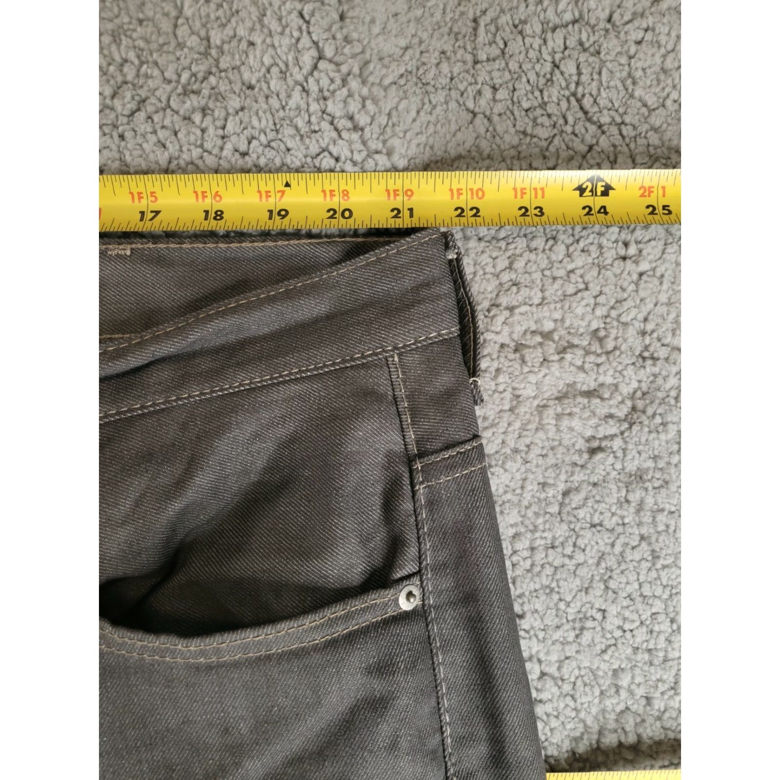 Levi's Levi's 559 Cropped Jeans Mens 43x25 Gray Denim Cotton Relaxed Fit Vintage No Size US 43 - 6 Thumbnail