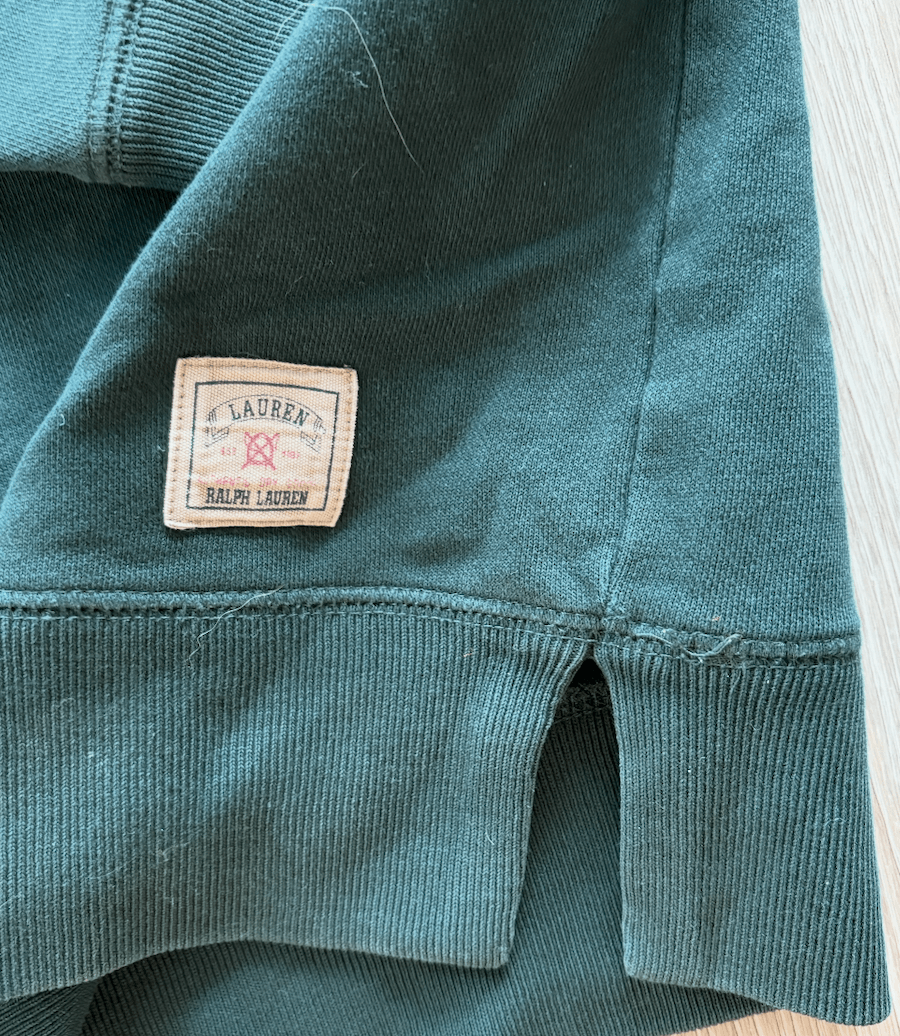 Ralph Lauren Women's Forest Green RL Boxy/Cropped Hoodie Size S / US 4 / IT 40 - 2 Thumbnail
