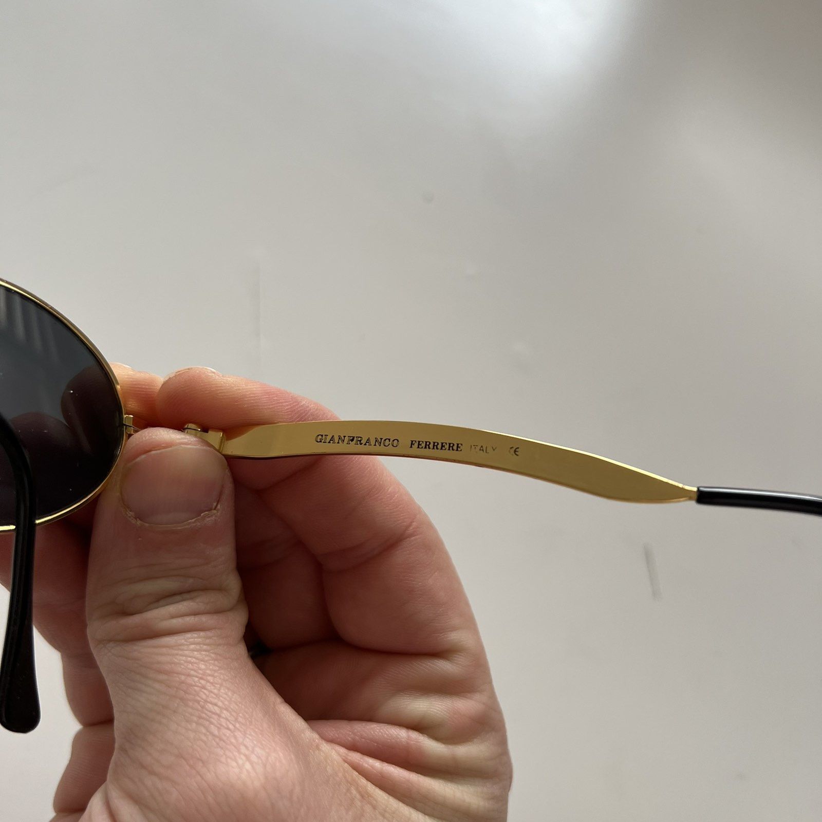 Designer × Gianfranco Ferre × Vintage Gianfranco Ferre vintage oval sunglasses 90s Size ONE SIZE - 5 Thumbnail