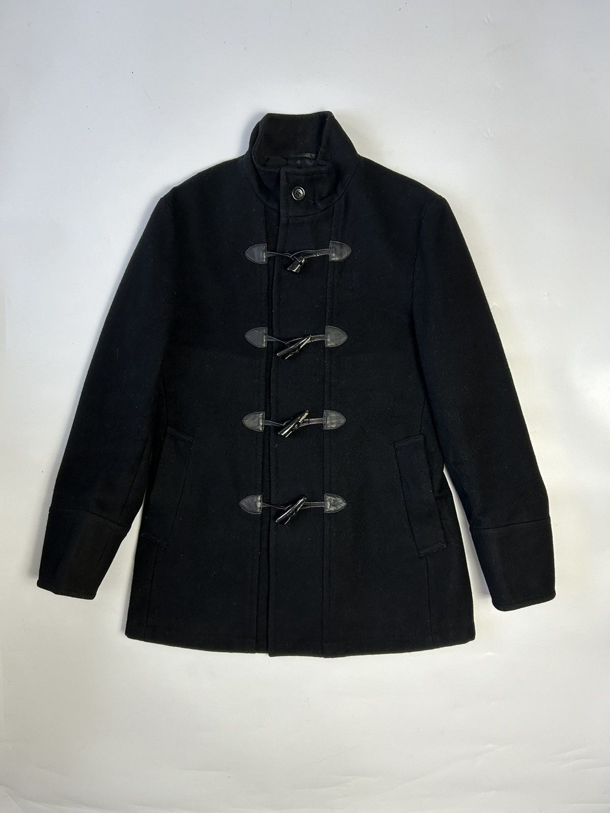 Designer × Japanese Brand A.A.R DUFLE COAT IN COLOR BLACK Size US M / EU 48-50 / 2 - 1 Thumbnail