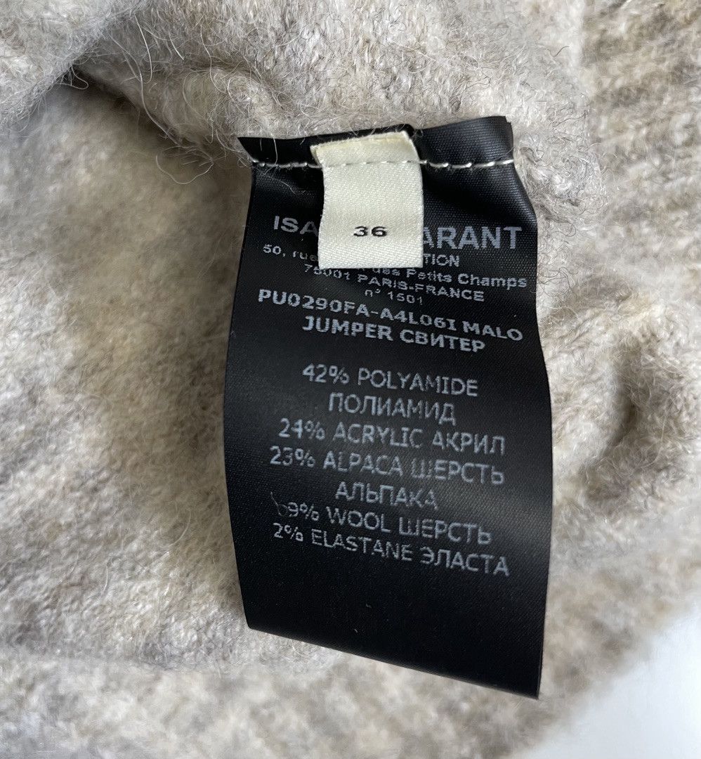 Isabel Marant ISABEL MARANT Malo Roll-Neck Sweater Size XS / US 0-2 / IT 36-38 - 8 Thumbnail