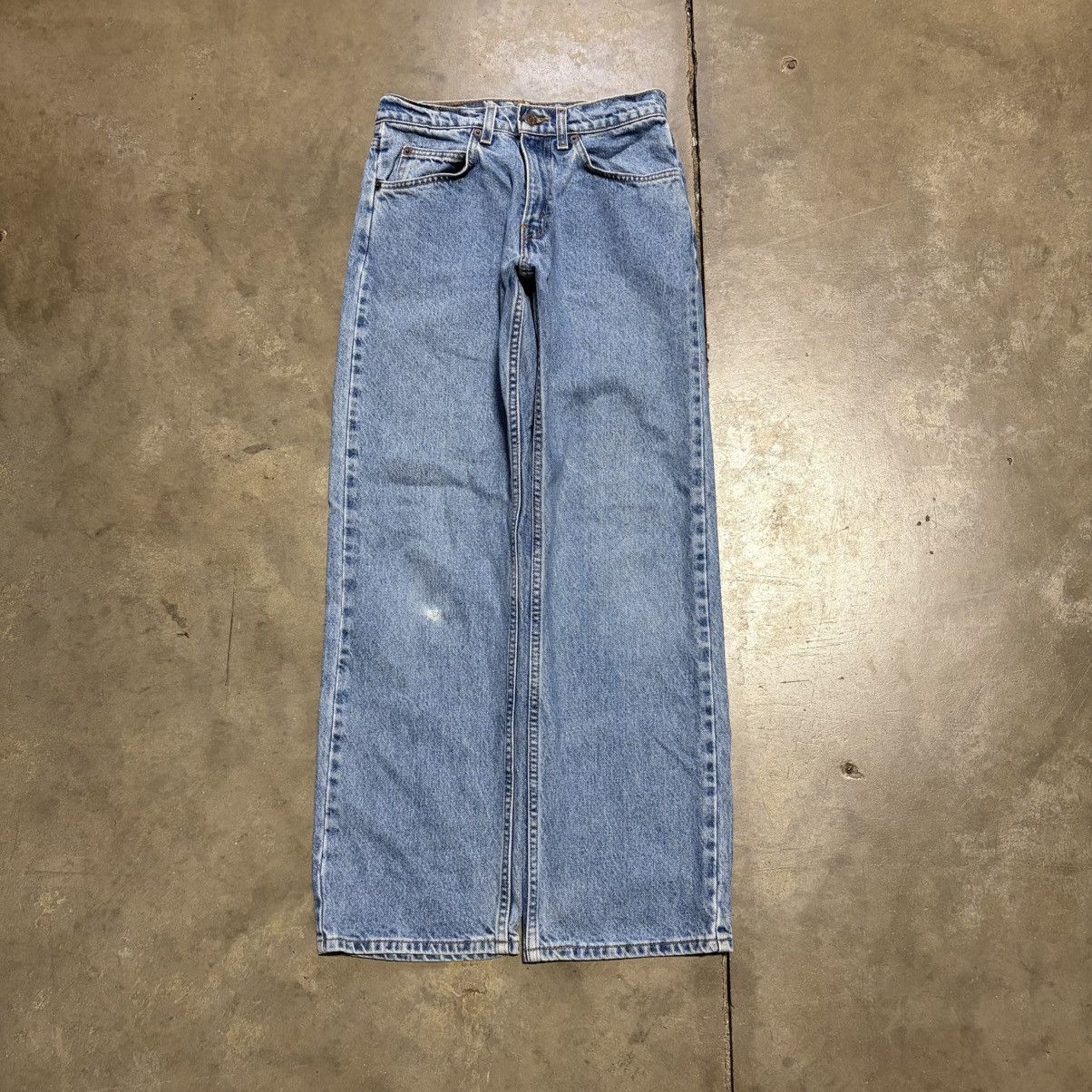 Levi's Vintage Levis 565 Orange Tag Wide Leg Baggy Denim Jeans 90s Size US 29 - 1 Thumbnail