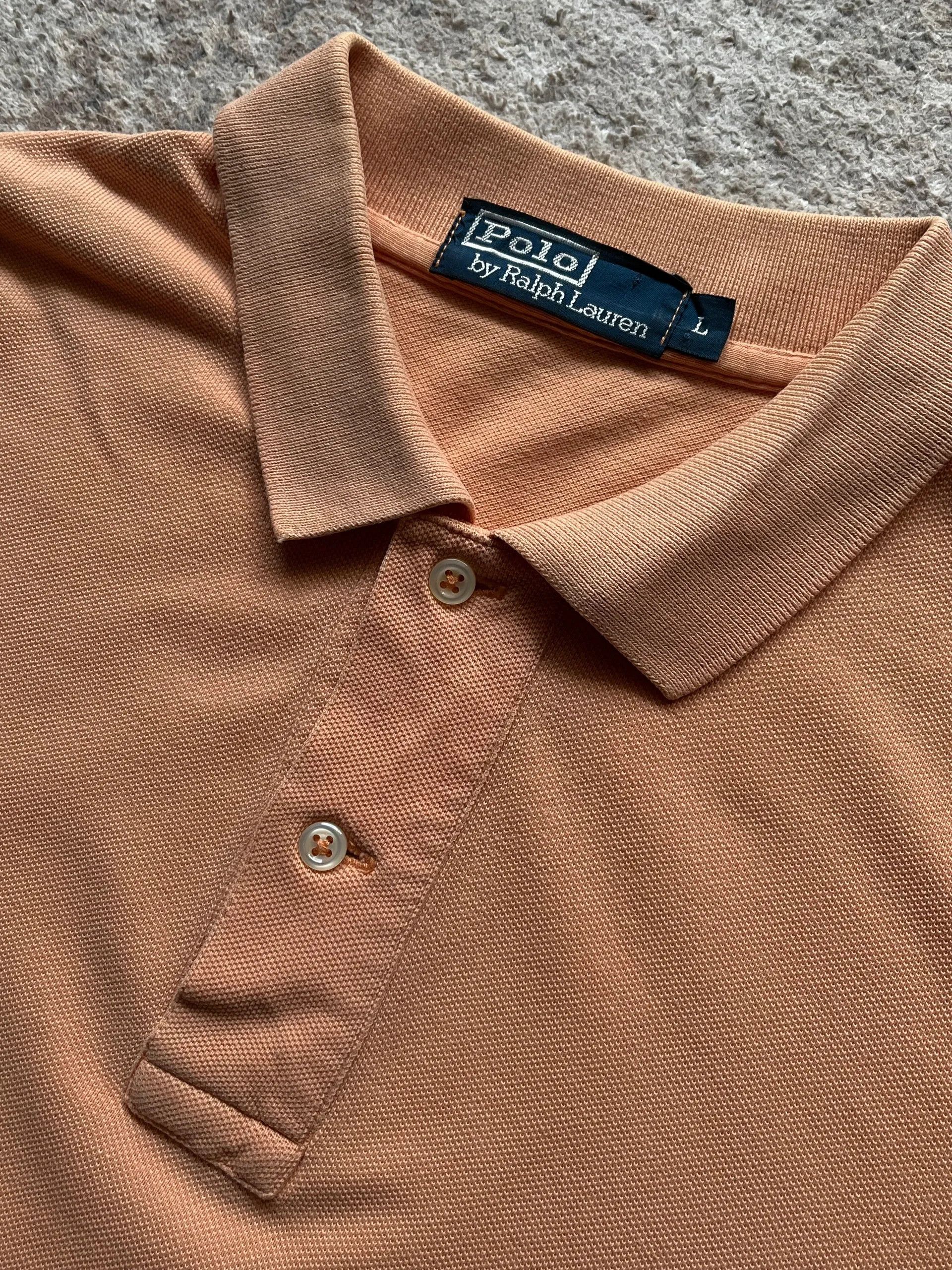Polo Ralph Lauren Ralph Lauren Sz L Orange Polo Shirt Small Pony Size US XL / EU 56 / 4 - 3 Thumbnail