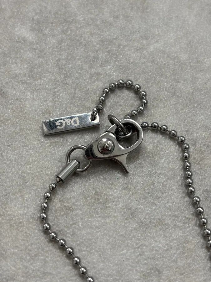 Dolce & Gabbana Dolce & Gabbana Guilded Heart Dog Tag Necklace Size ONE SIZE - 7 Thumbnail
