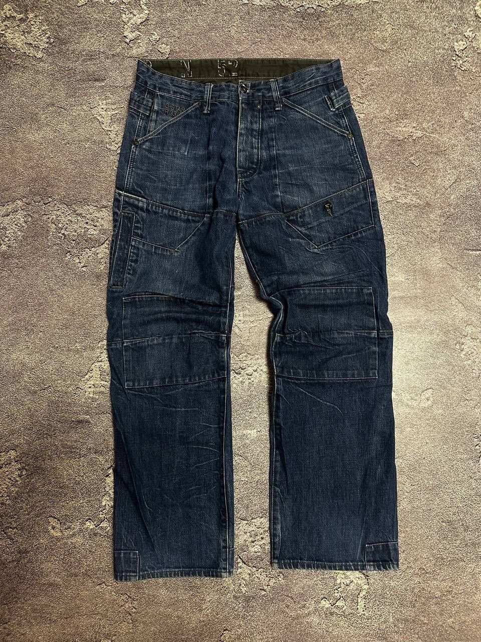 G-Star × Vintage G Star Raw Vintage Elwood Denim Double Knee Pants Jeans Size US 32 / EU 48 - 3 Thumbnail