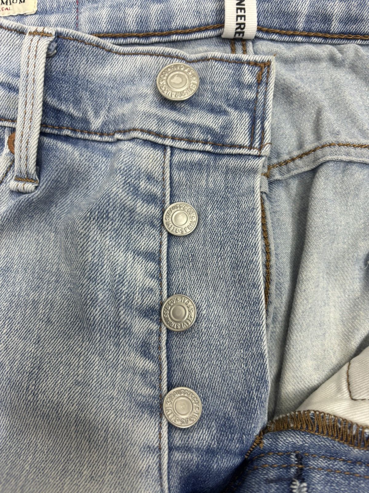 Engineered Garments × Levi's 🔥Levi’s Engineered STONE WASH Faded Distress Denim Jeans Size 28" / US 6 / IT 42 - 10 Thumbnail