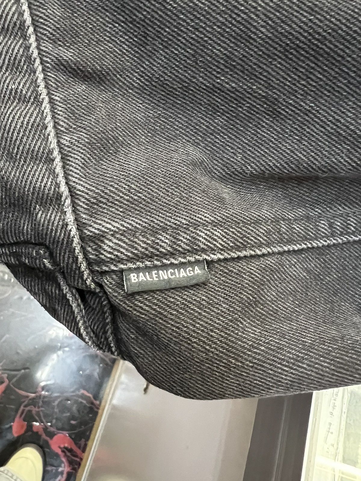 Balenciaga × Designer Balenciaga Black jean jacket Size US M / EU 48-50 / 2 - 4 Thumbnail