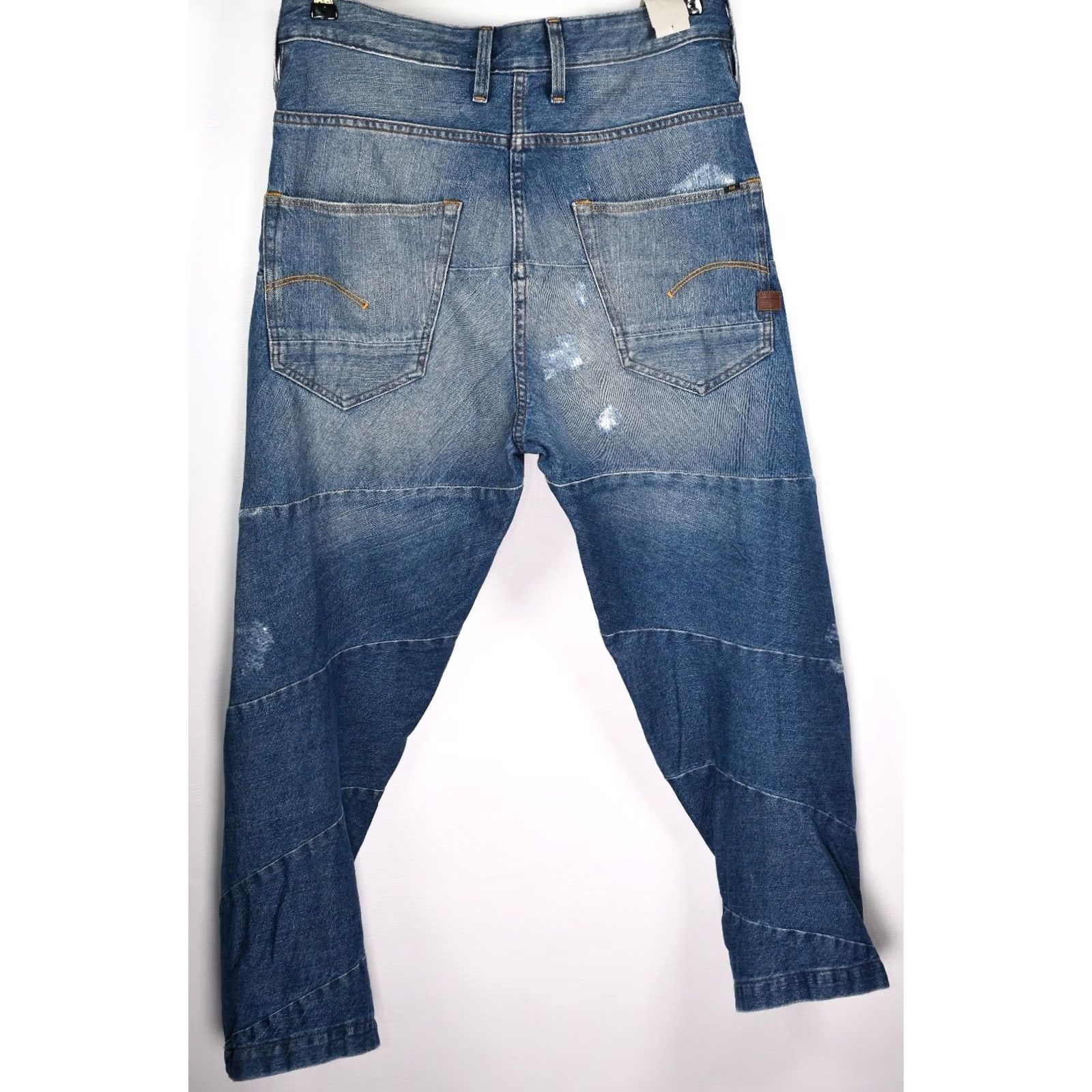 G-Star G-Star RAW Spiraq 3D Relaxed Sato Denim Medium Aged Restored Jeans 32/32 Men Blue Cotton Regular Size-32/32 Mens Size US 32 / EU 48 - 4 Thumbnail