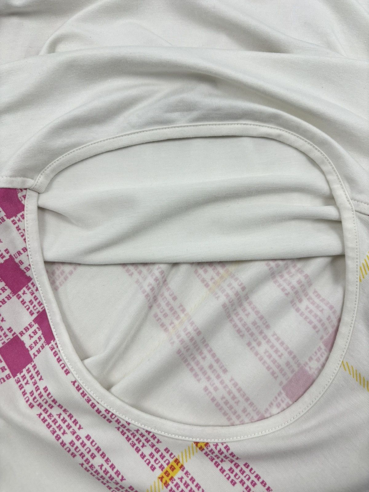 Burberry Y2K Prorsum London Monogram Print Nova Check Sleeveless Tank Top Blouse T-Shirt 48 Size M / US 6-8 / IT 42-44 - 21 Thumbnail