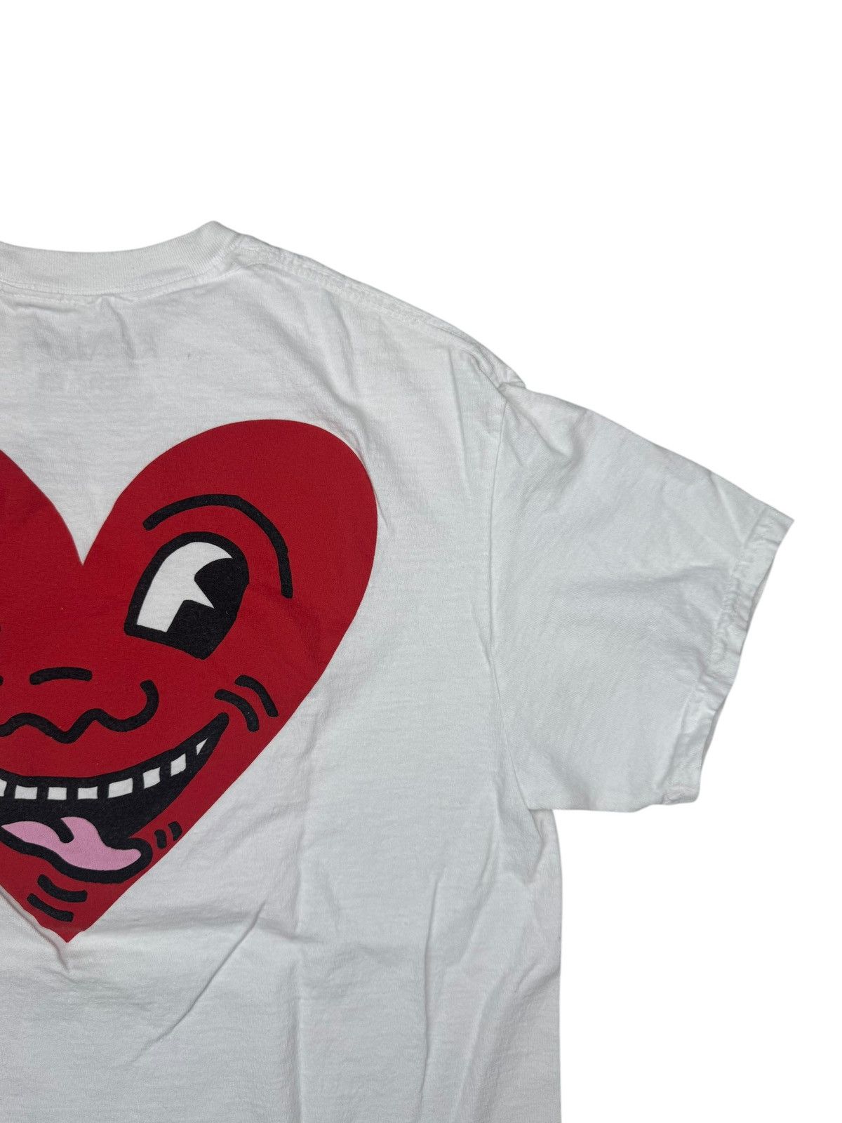 Urban Outfitters Urban Outfitters Keith Haring Heart Short Sleeve T-Shirt Size US M / EU 48-50 / 2 - 11 Thumbnail