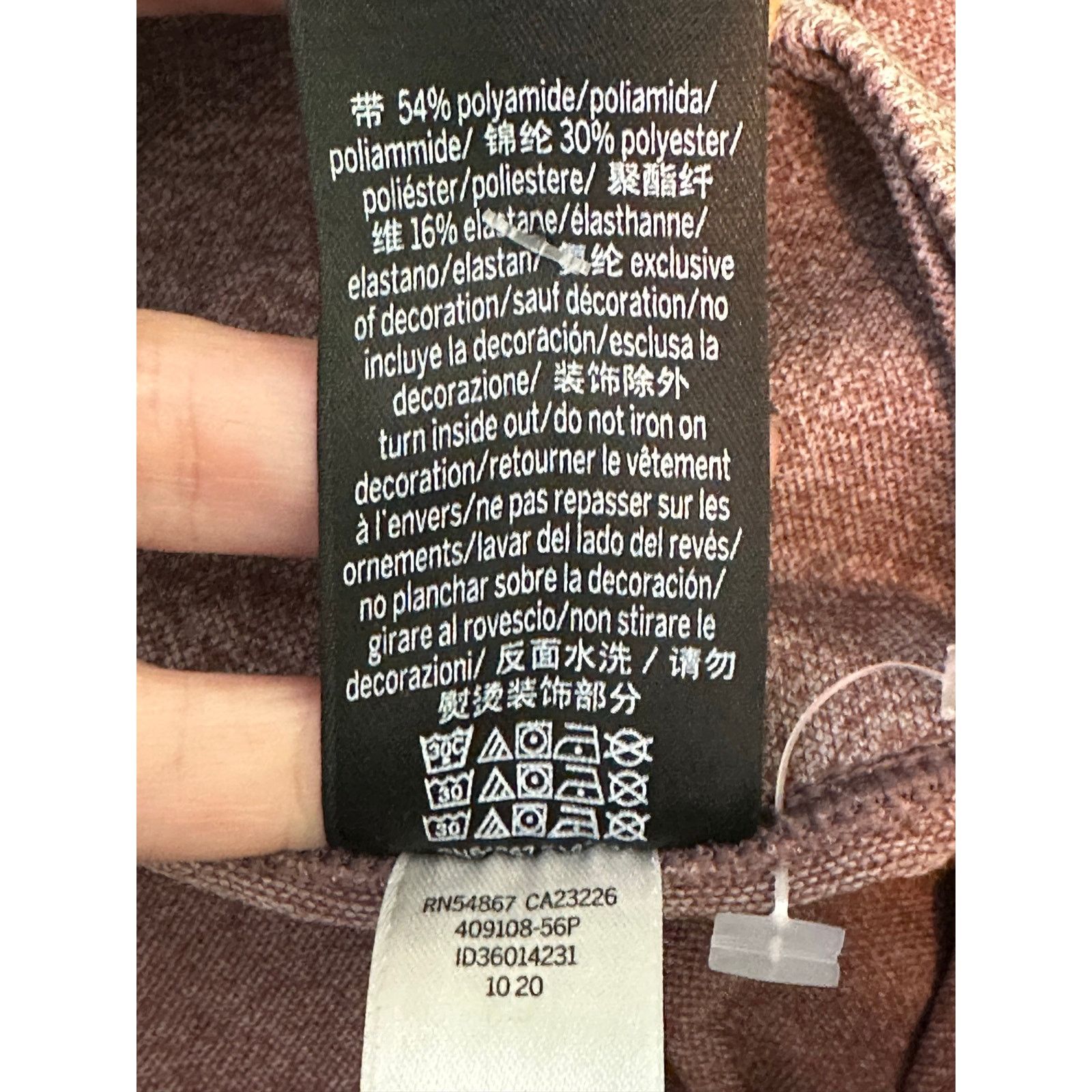 Pink Pink Active high waist full length tight leggings size Large Size 32" / US 10 / IT 46 - 4 Thumbnail