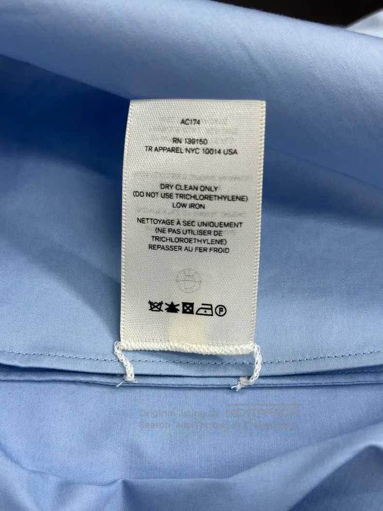 The Row The row Blue long-sleeved shirt Size US XS / EU 42 / 0 - 5 Thumbnail