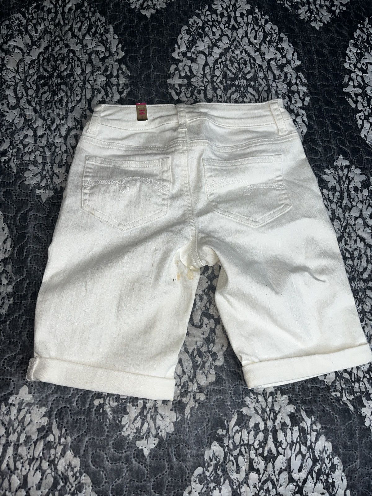 Other Justice White Bermuda Shorts for Girls Size 36" / US 14 / IT 50 - 5 Thumbnail