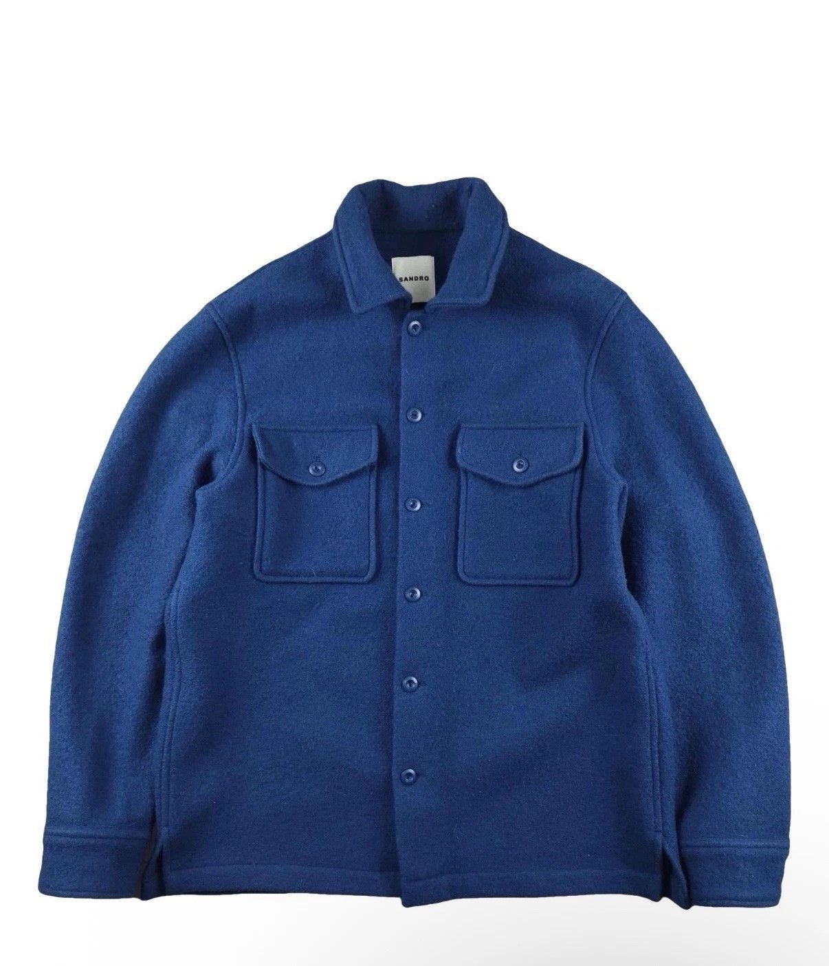 Sandro Sandro Boiled wool overshirt Jacket Large Size US L / EU 52-54 / 3 - 3 Thumbnail