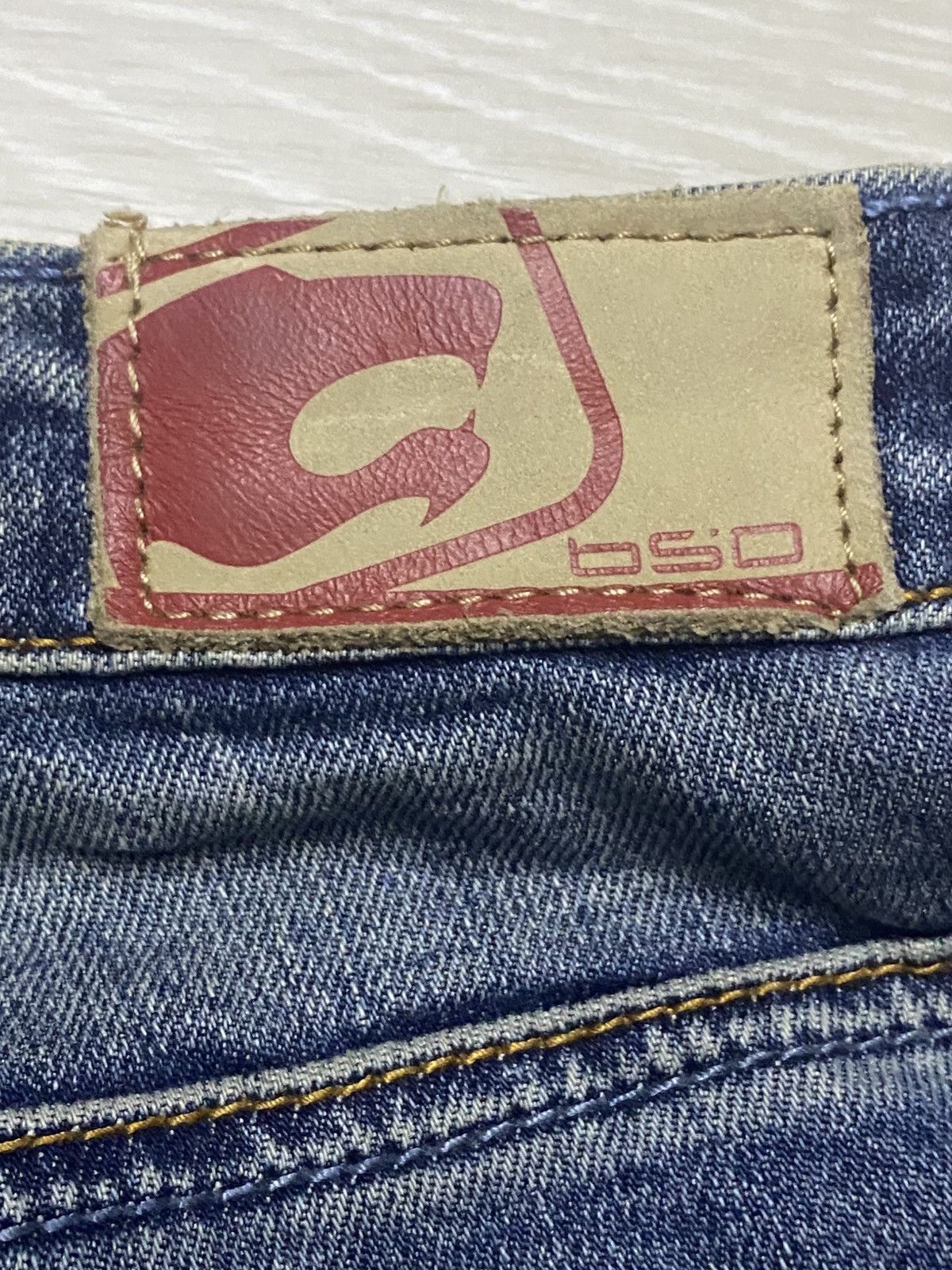 Other Vintage japanese Brand BSO Faded Wash Bootcut Flare Jeans Size US 28 / EU 44 - 13 Thumbnail