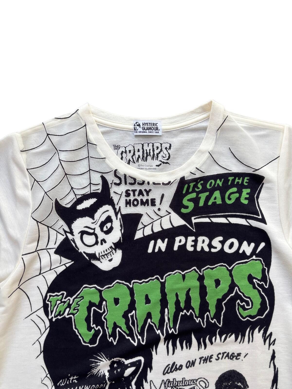 Hysteric Glamour Hysteric Glamour x The Cramps Graphic T-Shirt White Size US S / EU 44-46 / 1 - 3 Thumbnail