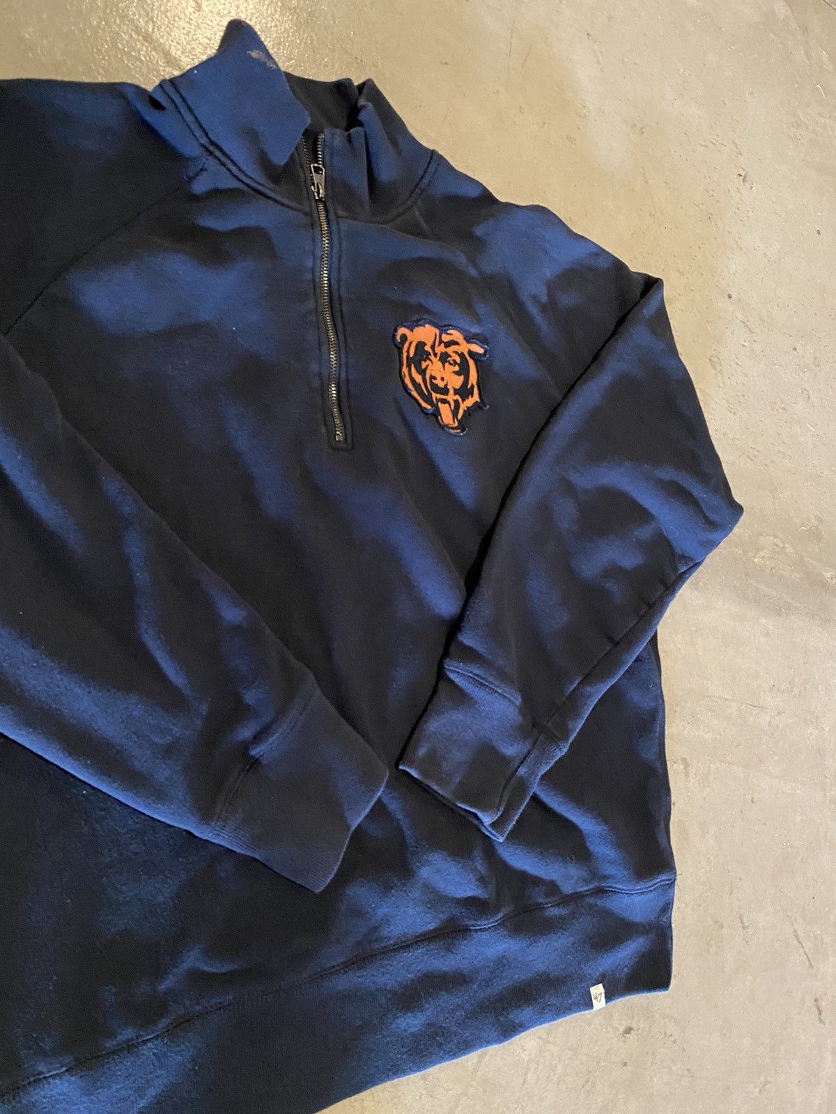 47 Brand × Vintage NFL Chicago Bears HalfZip Jacket Size US XL / EU 56 / 4 - 2 Thumbnail