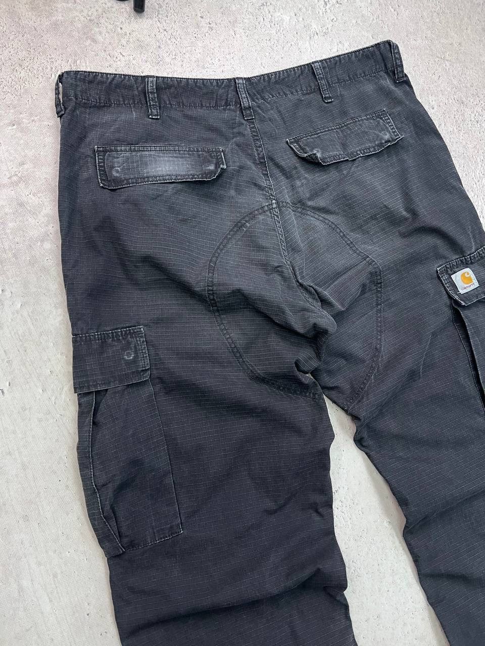 Carhartt × Carhartt Wip × Vintage Vintage Carhartt Cargo Pants Style Faded Distressed Sk8 Y2K Size US 38 / EU 54 - 10 Thumbnail