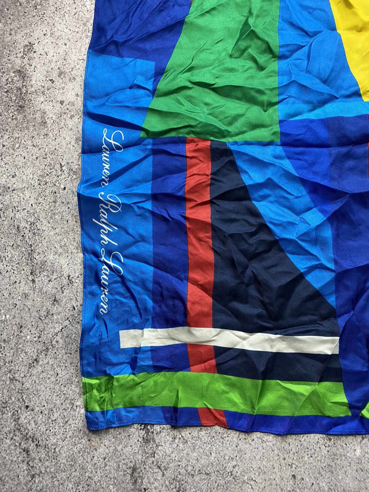 RRL Ralph Lauren Rare RRL Ralph Lauren flag big logo Scarf Black Label Size ONE SIZE - 3 Thumbnail