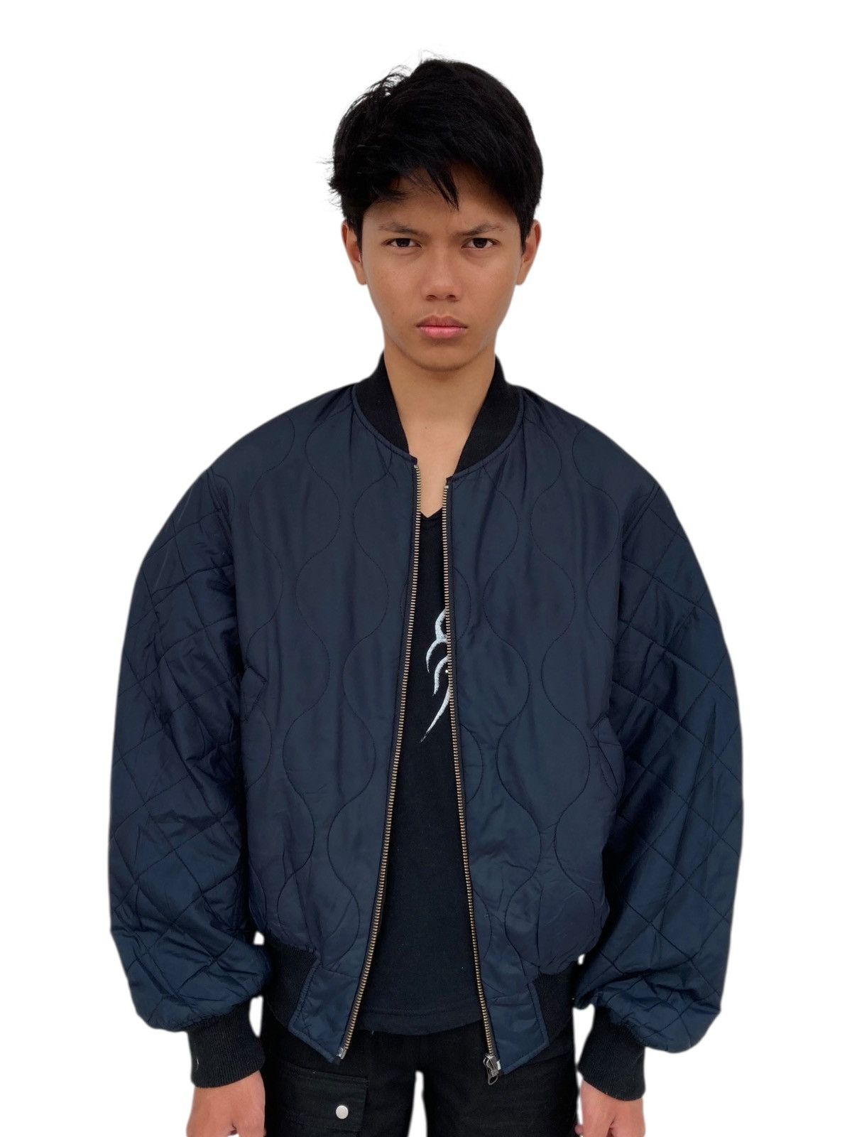 14th Addiction 2000s SLY - Reversible Quilted Bomber Jacket Size US M / EU 48-50 / 2 - 6 Thumbnail