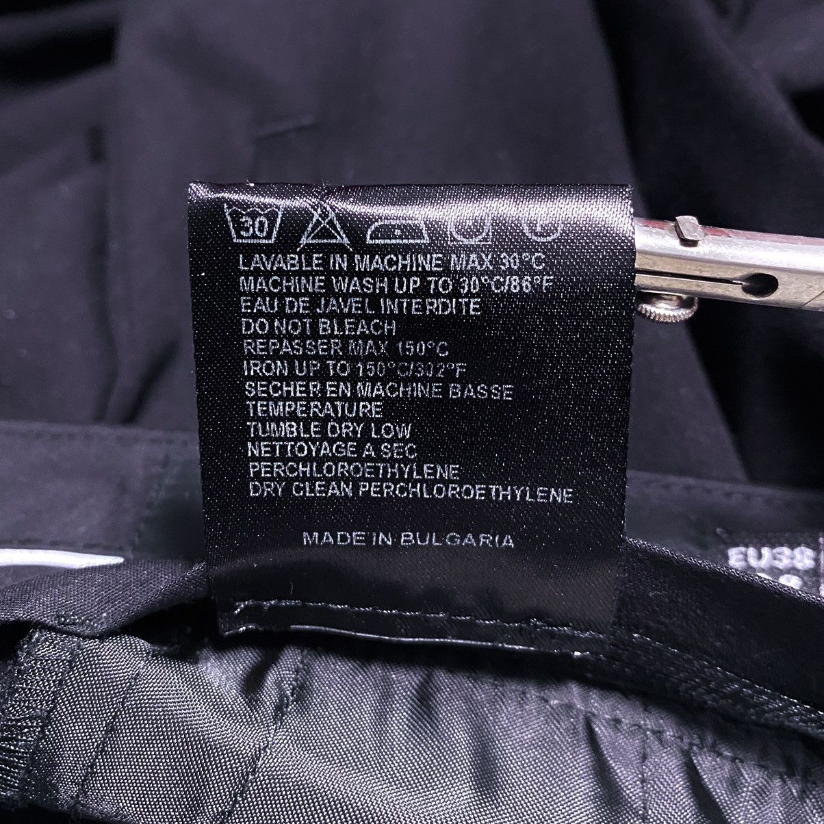 Givenchy Givenchy Uniformes Black Stretchy Cross Pants Trousers PE Size 28" / US 6 / IT 42 - 15 Thumbnail