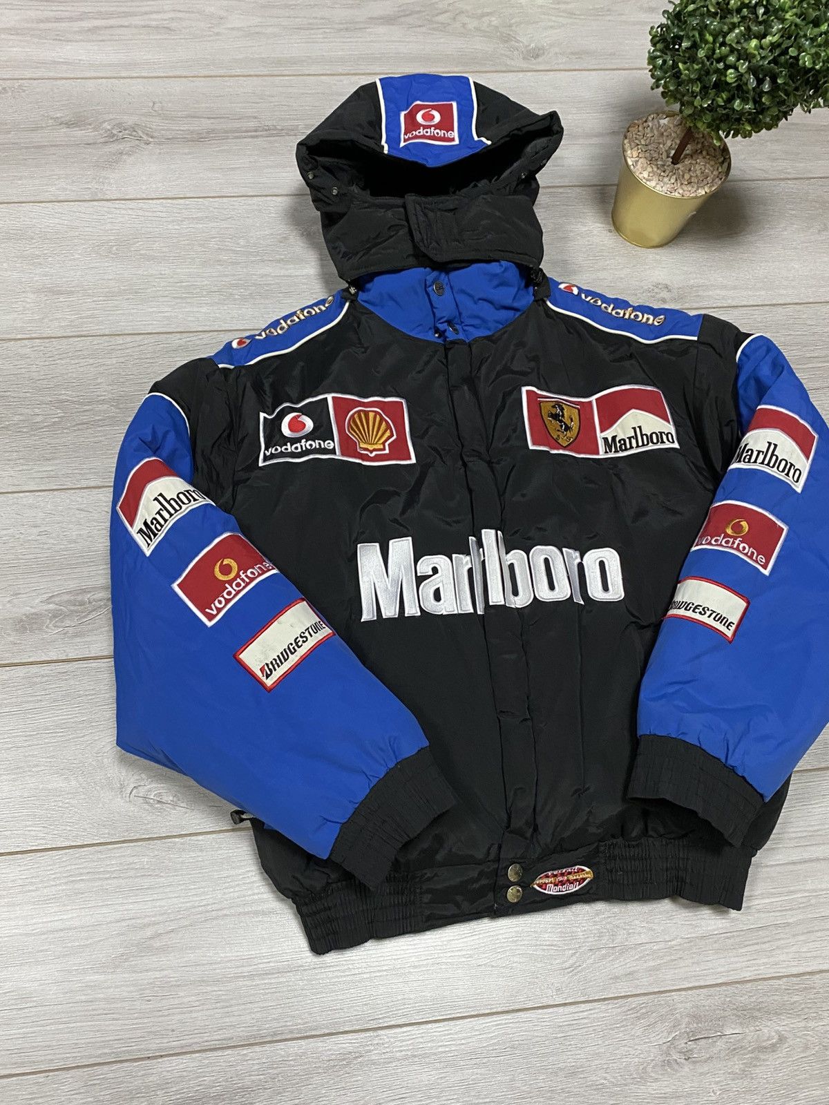 Marlboro Ferrari Marlboro Chase shell Vodafone vintage racing bomber Size US XXL / EU 58 / 5 - 4 Thumbnail