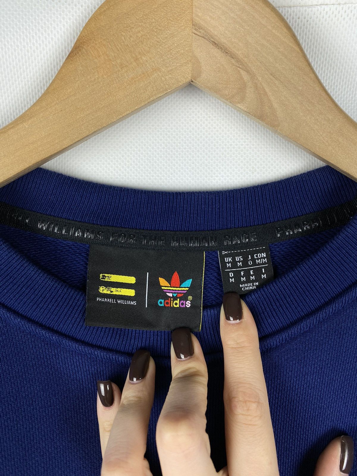 Adidas × Pharrell Adidas Pharrell Williams men’s crewneck sweatshirt pullover Size US M / EU 48-50 / 2 - 9 Thumbnail