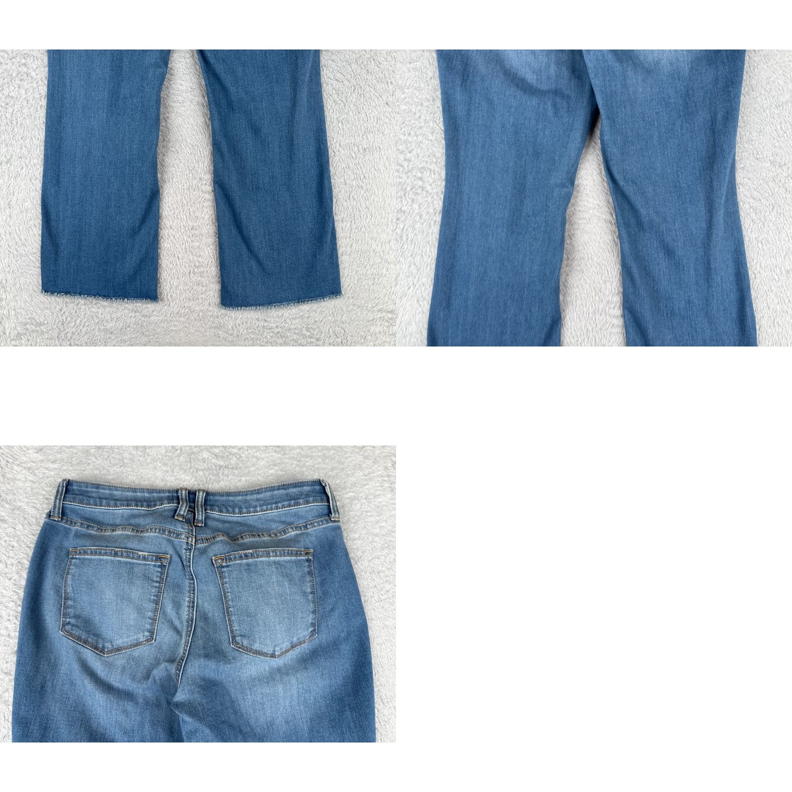 Vintage Sonoma Jeans Womens 8 Blue Denim Crop Bootcut Mid Rise Cotton Blend 29x25 Boots? Size 30" / US 8 / IT 44 - 10 Thumbnail