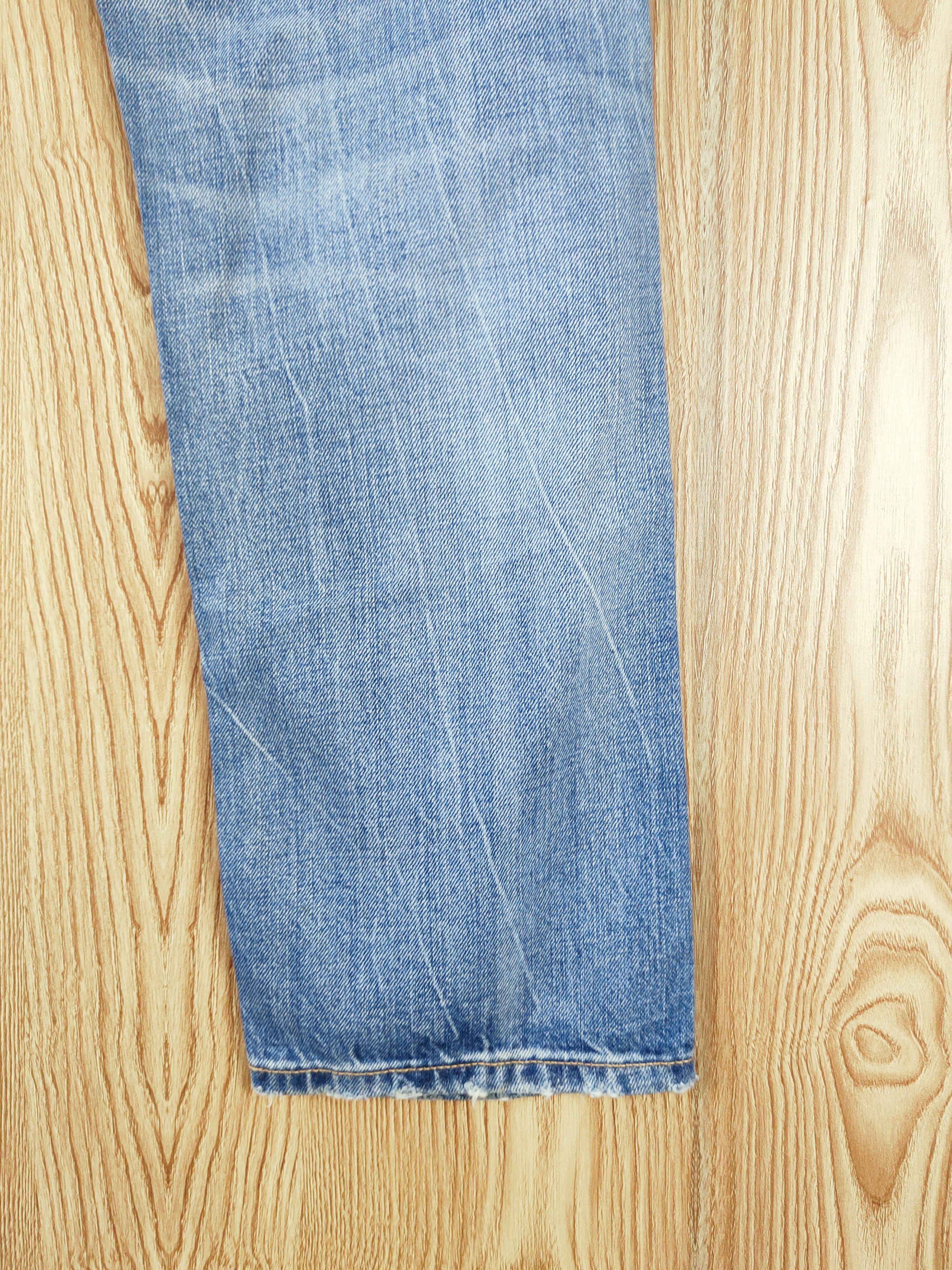 Japanese Brand Uniqlo japan vintage Blue Distressed Ripped Jeans #W532 Size US 30 / EU 46 - 11 Thumbnail