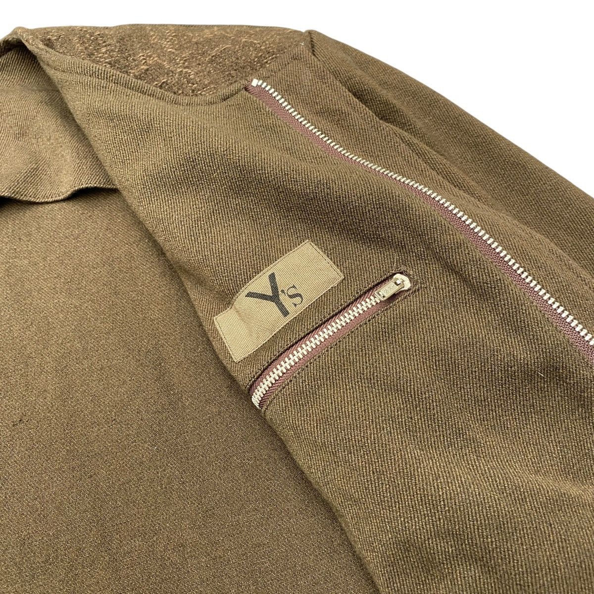 Yohji Yamamoto RARE Y's - Yohji Yamamoto 90s Wool Linen Blend Jacket Size US M / EU 48-50 / 2 - 6 Thumbnail