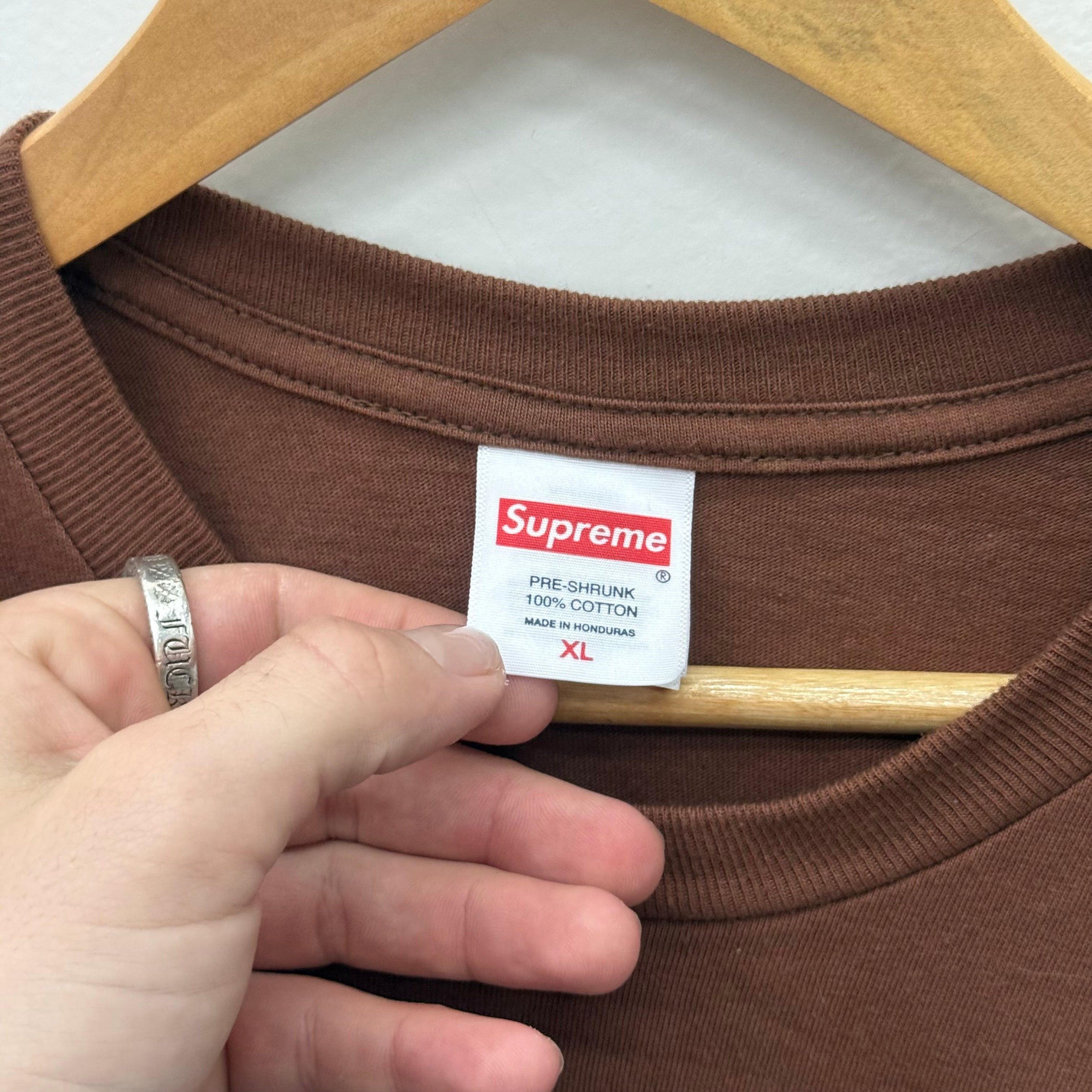 Supreme Supreme Lollipop T-Shirt Brown - Size XL Size US XL / EU 56 / 4 - 3 Thumbnail