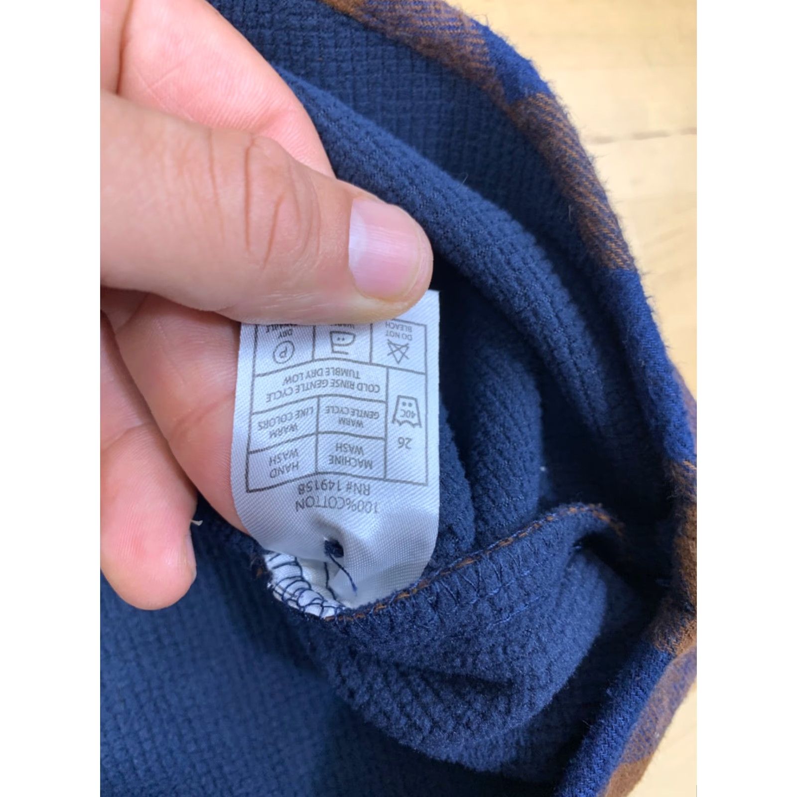 Nomad Nomad Button-Up Shirt Mens M Plaid Lined Flannel Outdoor Casual 12048 Blue Cotton Winter Fall Spring Regular Size US M / EU 48-50 / 2 - 4 Thumbnail