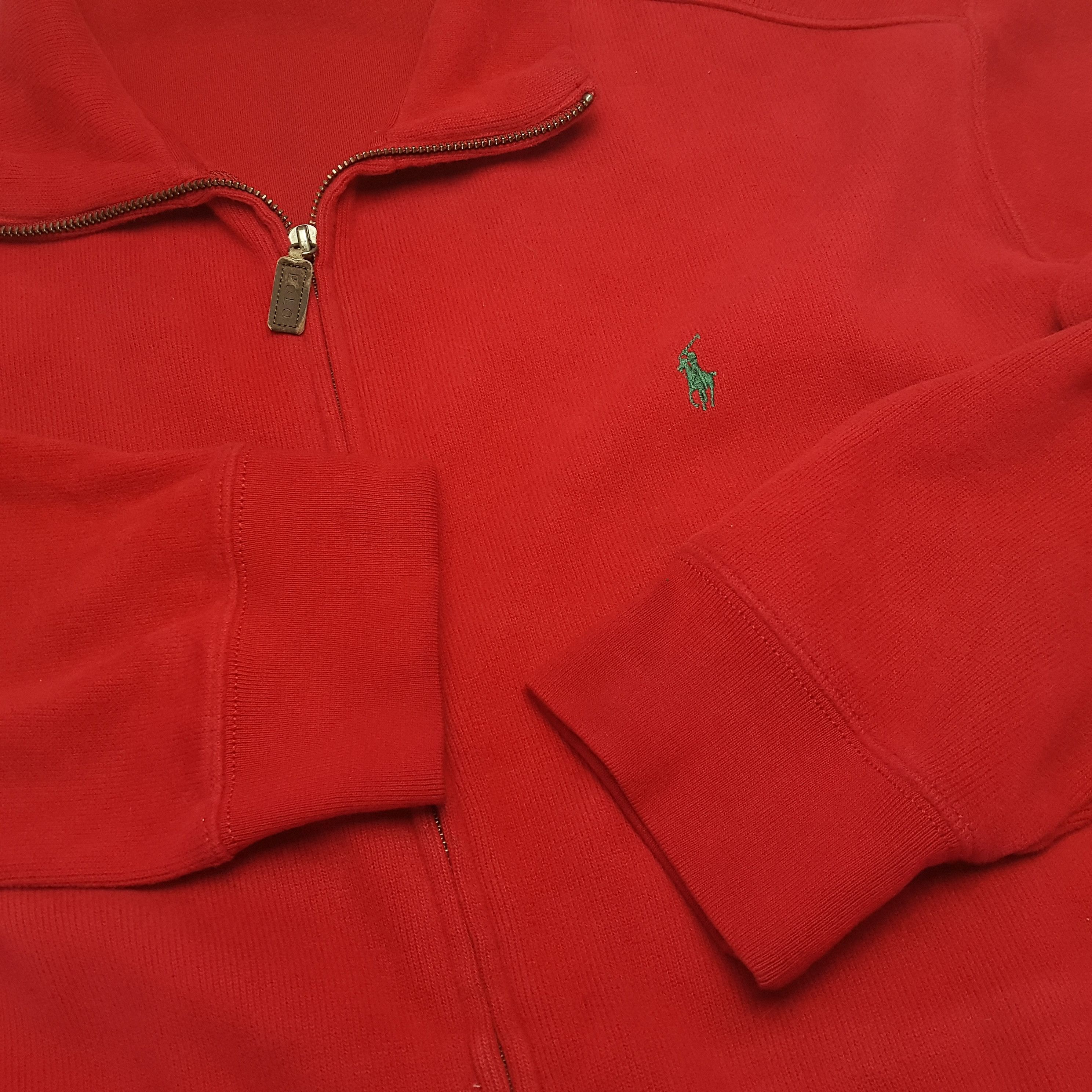Polo Ralph Lauren × Vintage Vintage POLO by RALPH LAUREN Small Pony Zipper Sweater Size US XL / EU 56 / 4 - 6 Thumbnail