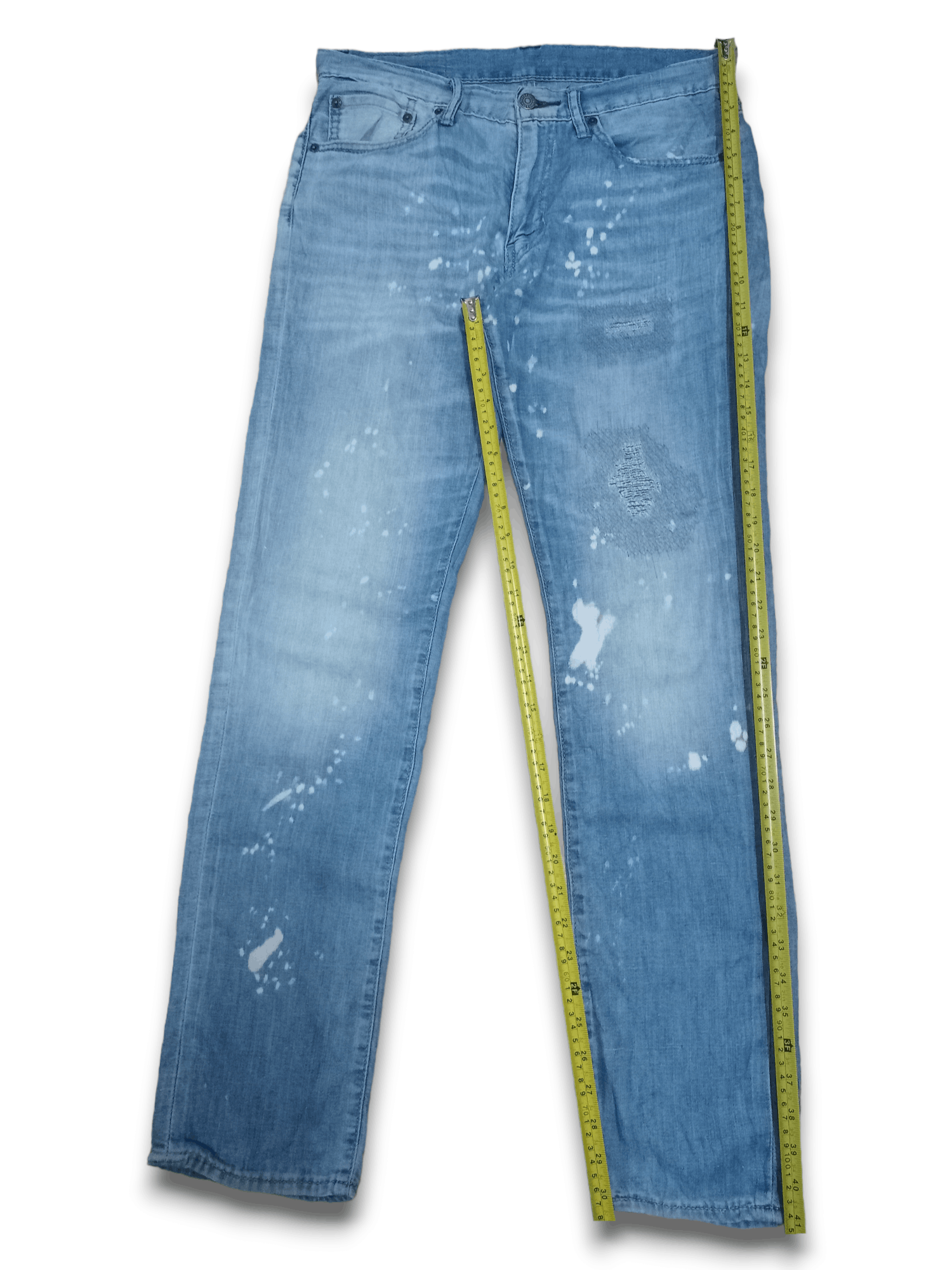 Vintage Levis 511 Acid Wash Style Distressed Jeans 33x31