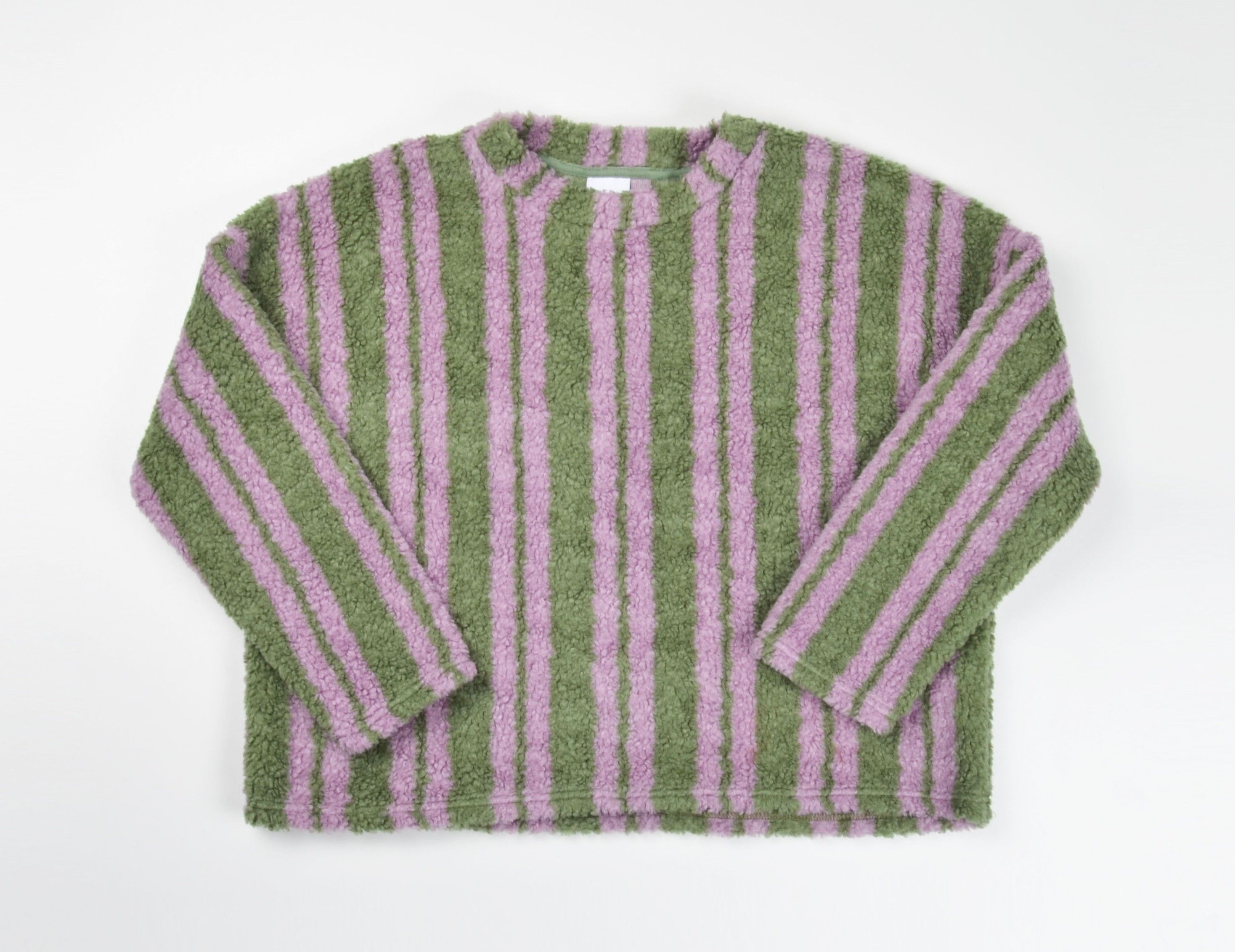 Other Rita Row Striped Fluffy Crew Neck Fleece Jumper Size S / US 4 / IT 40 - 4 Thumbnail