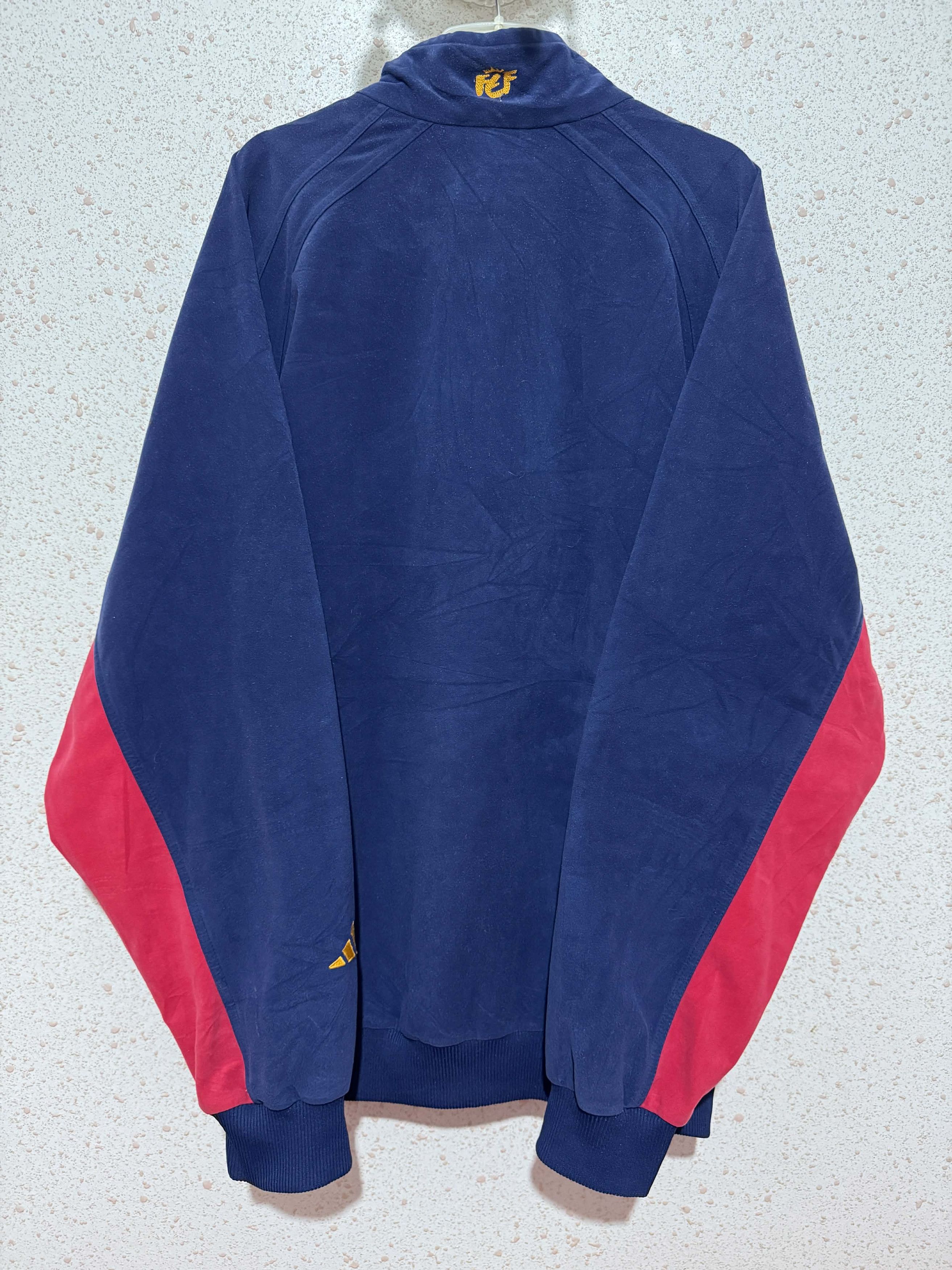Adidas Spain 1998/00 Vintage Adidas Jacket Size US L / EU 52-54 / 3 - 2 Thumbnail