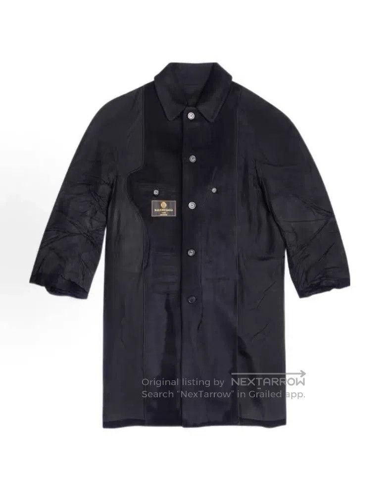 Balenciaga Balenciaga Luxurious Alpaca Wool Coat Size US L / EU 52-54 / 3 - 2 Thumbnail
