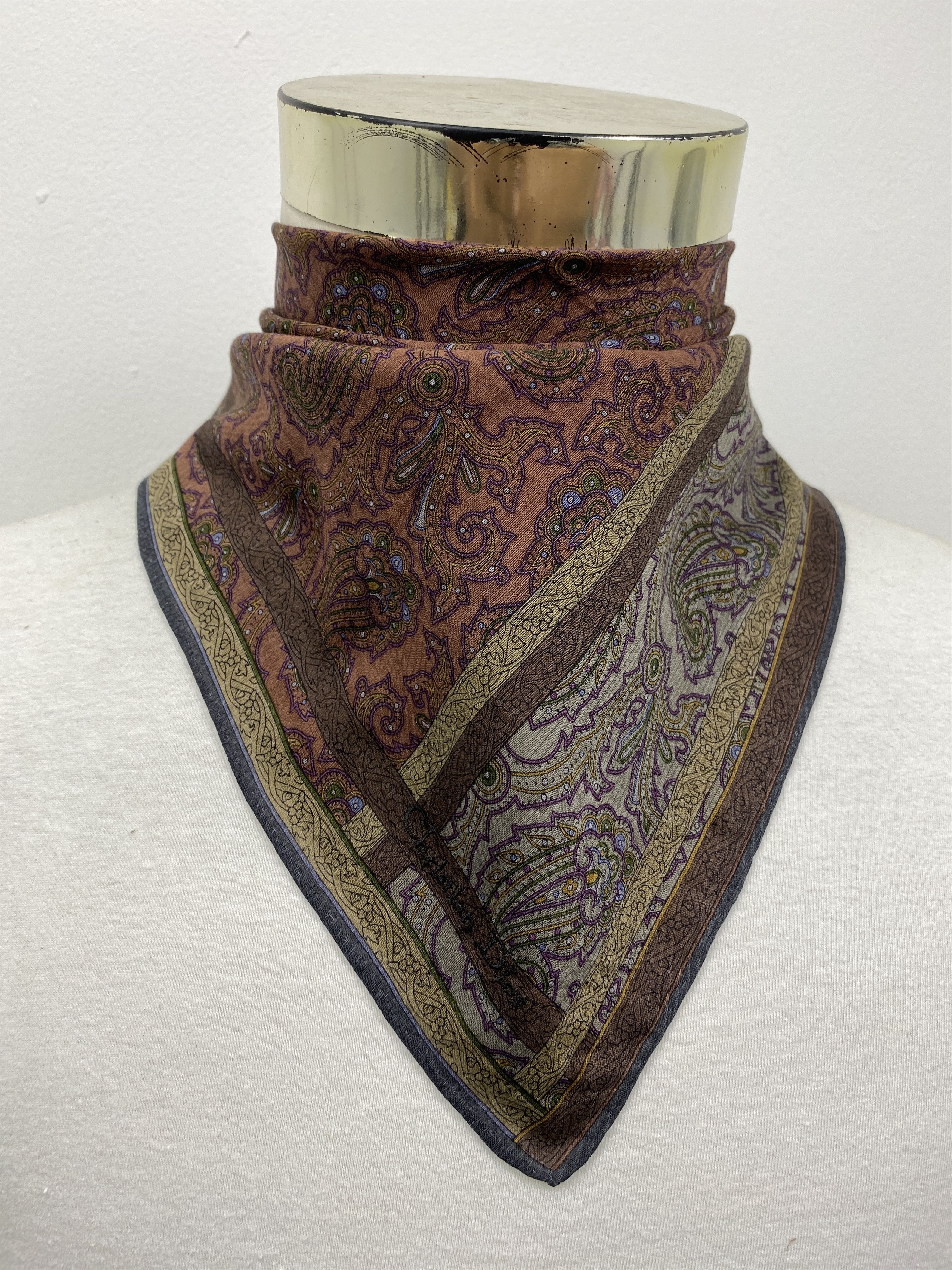 Christian Dior Monsieur Christian Dior Bandana / Handkerchief / Neckerchief HKC0206 Size ONE SIZE - 1 Thumbnail
