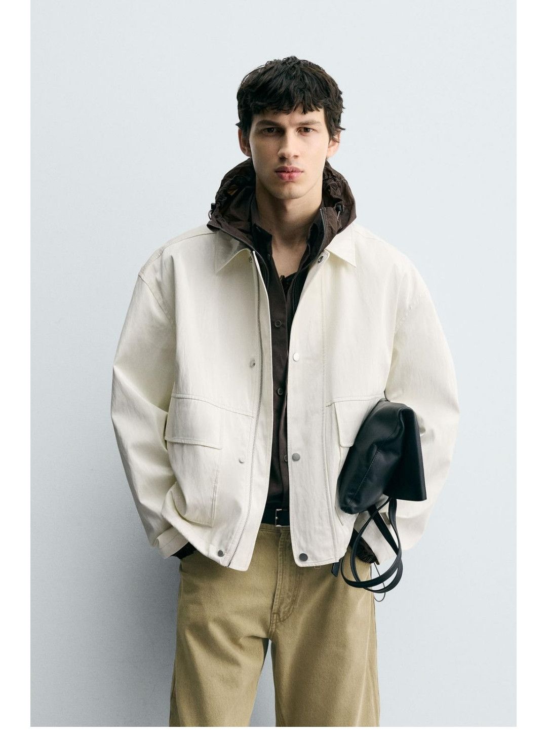 Zara Zara relaxed fit jacket, shinny finish size M Brand new Size US M / EU 48-50 / 2 - 2 Thumbnail