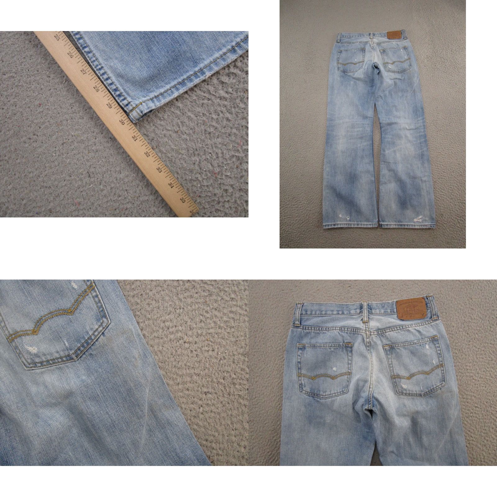 American Eagle Outfitters VTG American Eagle Jeans Bootcut 29x32 5-Pocket Denim Blue Mens Regular 30x31 (Measure) Size US 29 - 9 Thumbnail