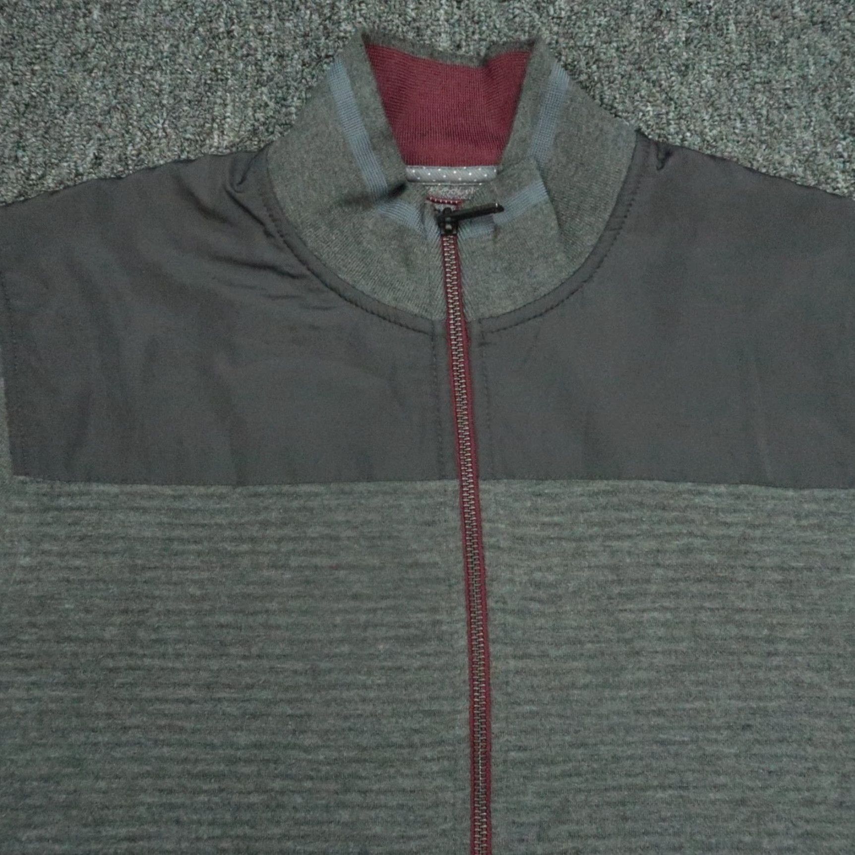 Ted Baker Ted Baker Jacket Mens Large Gray Full Zip Quilted Pockets Jacket Style Vintage? No. [Oops] Size US L / EU 52-54 / 3 - 2 Thumbnail