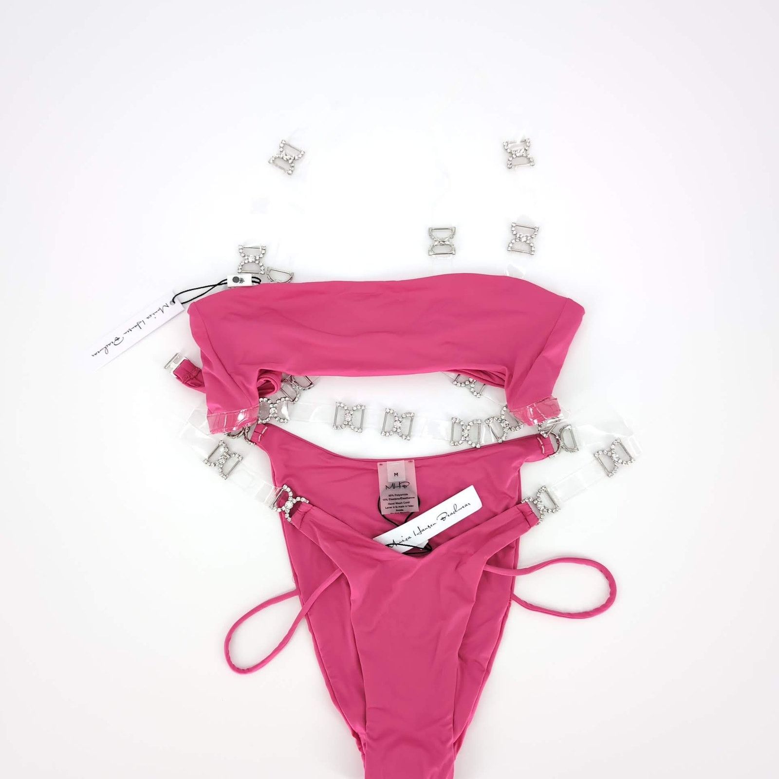 Other NWT Monica Hansen Shine Like A Diamond Pink Azalea Set -Sz M Size ONE SIZE - 6 Thumbnail
