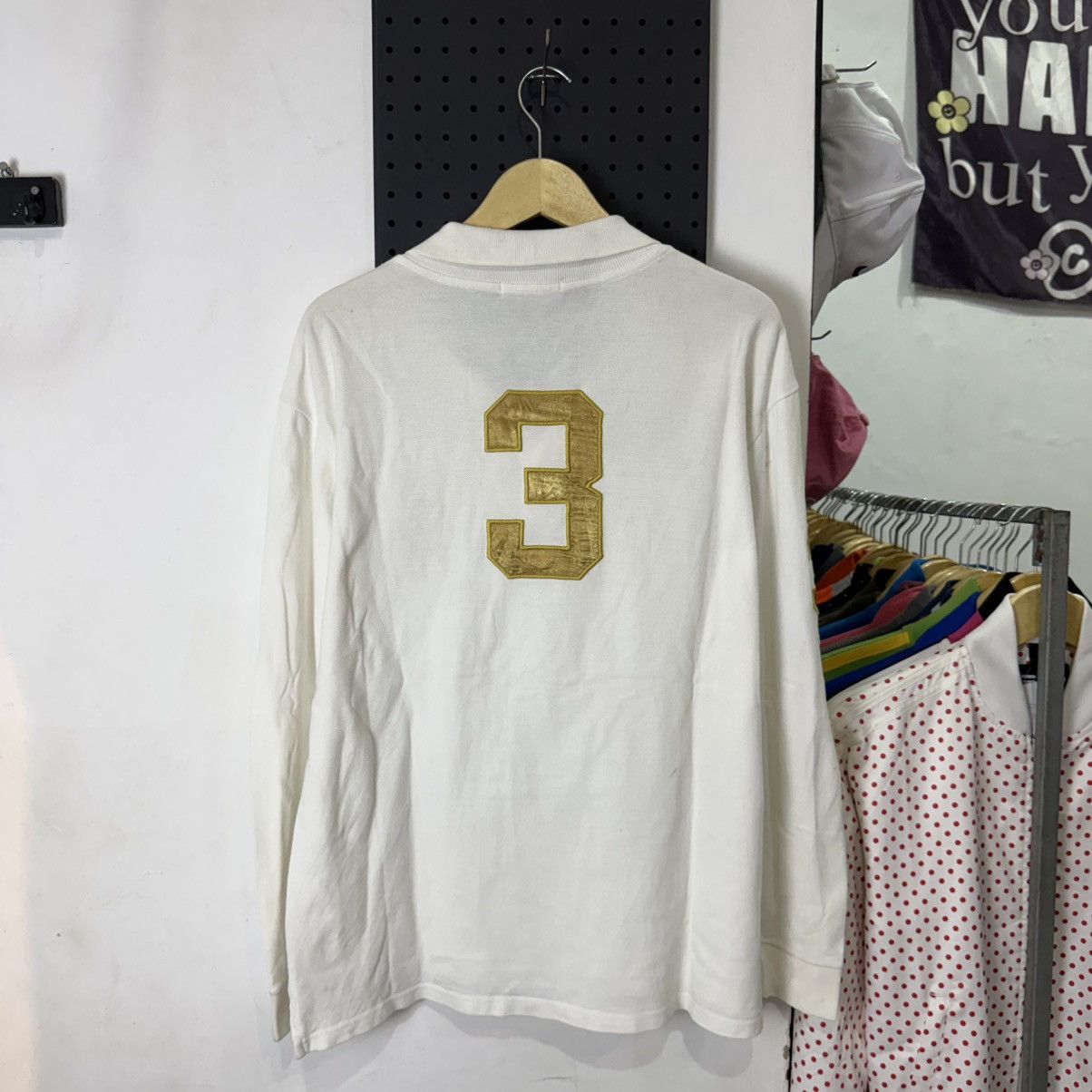 Polo Ralph Lauren POLO RALPH LAUREN golden embroidered white long poloshirt Size US XL / EU 56 / 4 - 4 Thumbnail