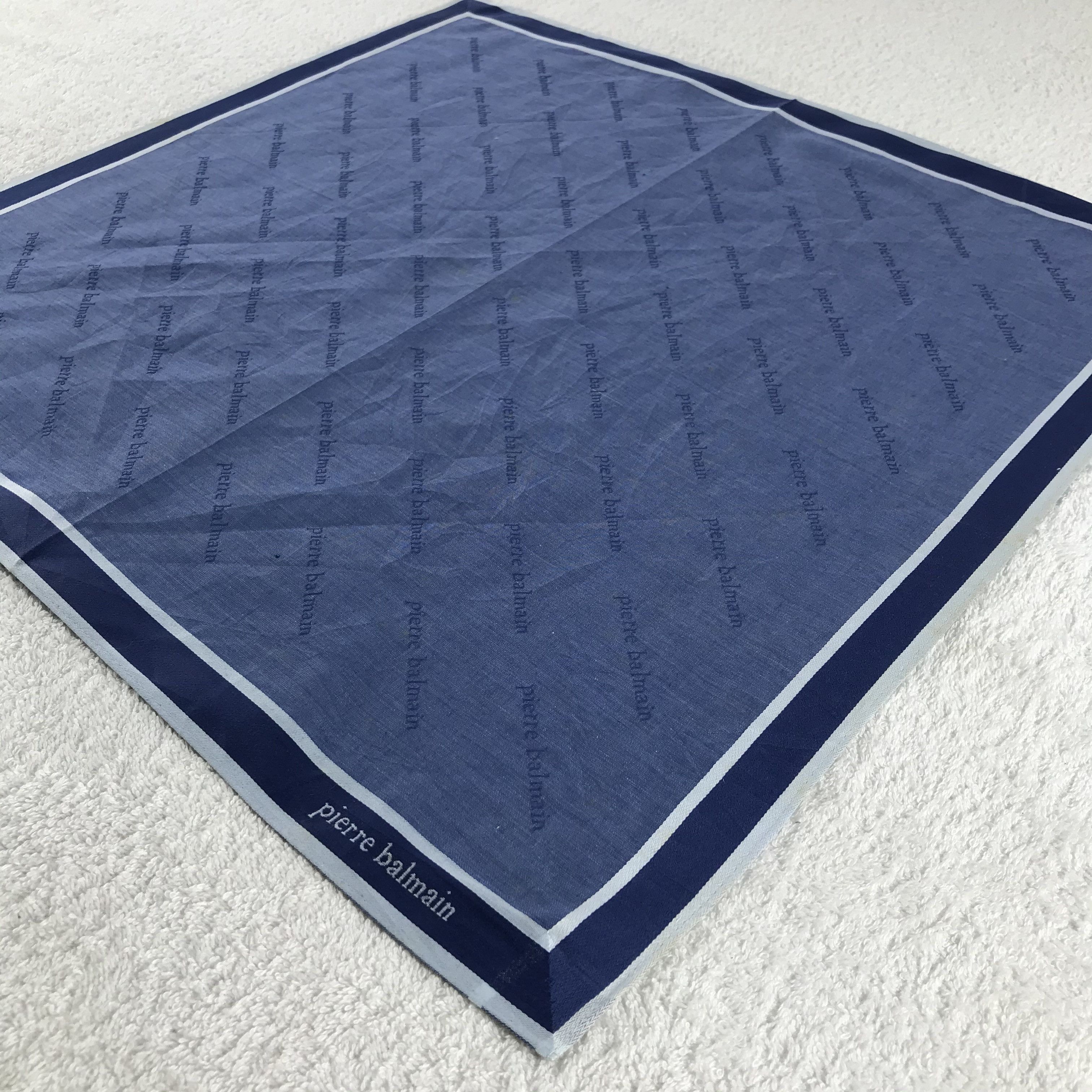Pierre Balmain × Vintage Pierre Balmain Bandana / Handkerchief / Neckerchief - S330 Size ONE SIZE - 2 Thumbnail