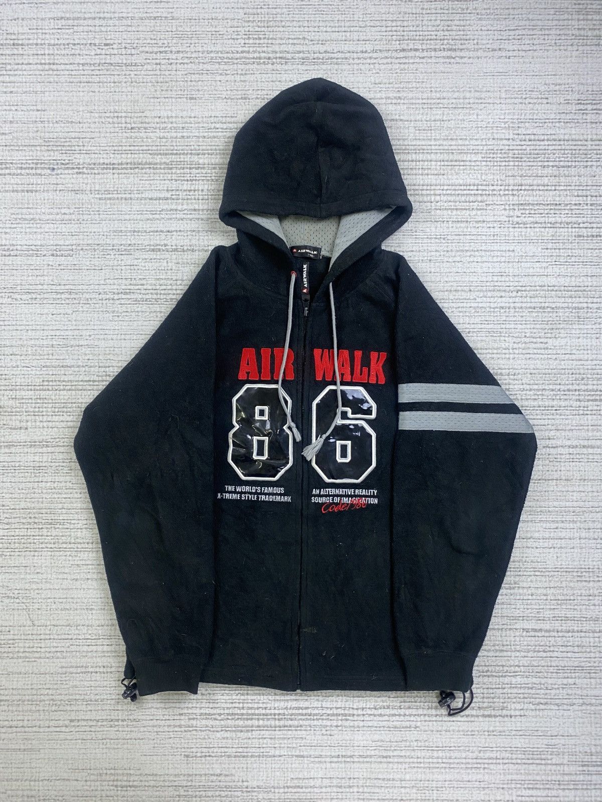 Vintage Airwalk 86 Big Logo Zipper Hoodie