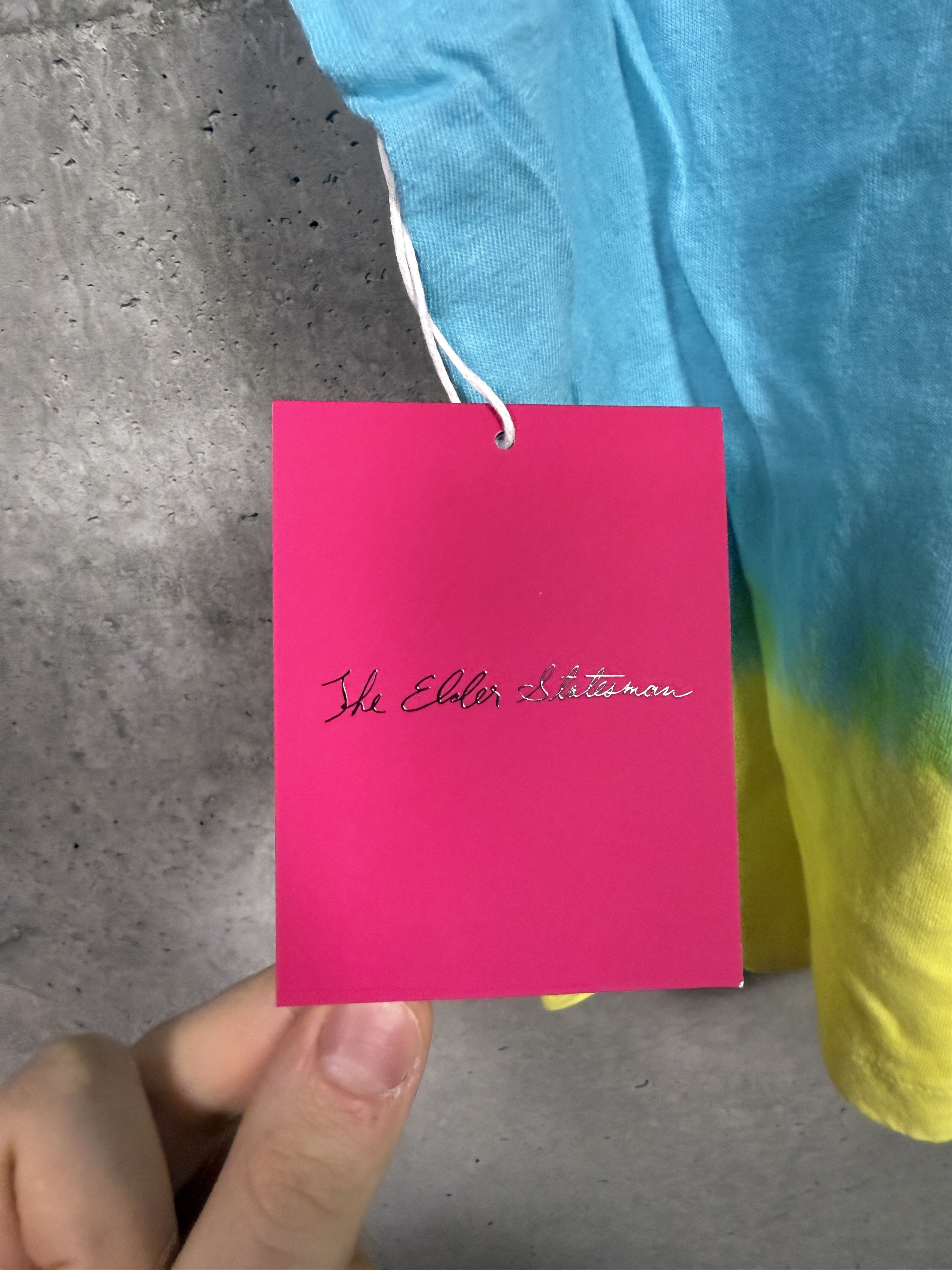 The Elder Statesman $325 The Elder Statesman Dipped Tie-Dye Short Sleeve Tee Size XS / US 0-2 / IT 36-38 - 6 Thumbnail