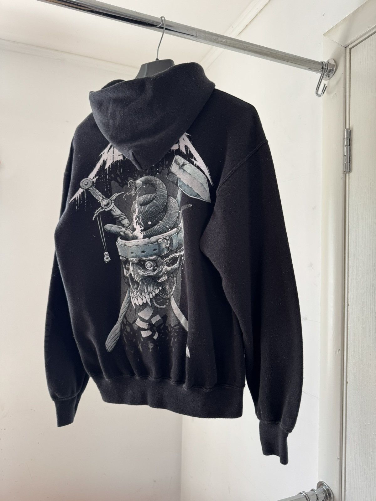 Band Tees Vintage Metallica Pusheads Band Printed Hoodie Size US M / EU 48-50 / 2 - 2 Thumbnail